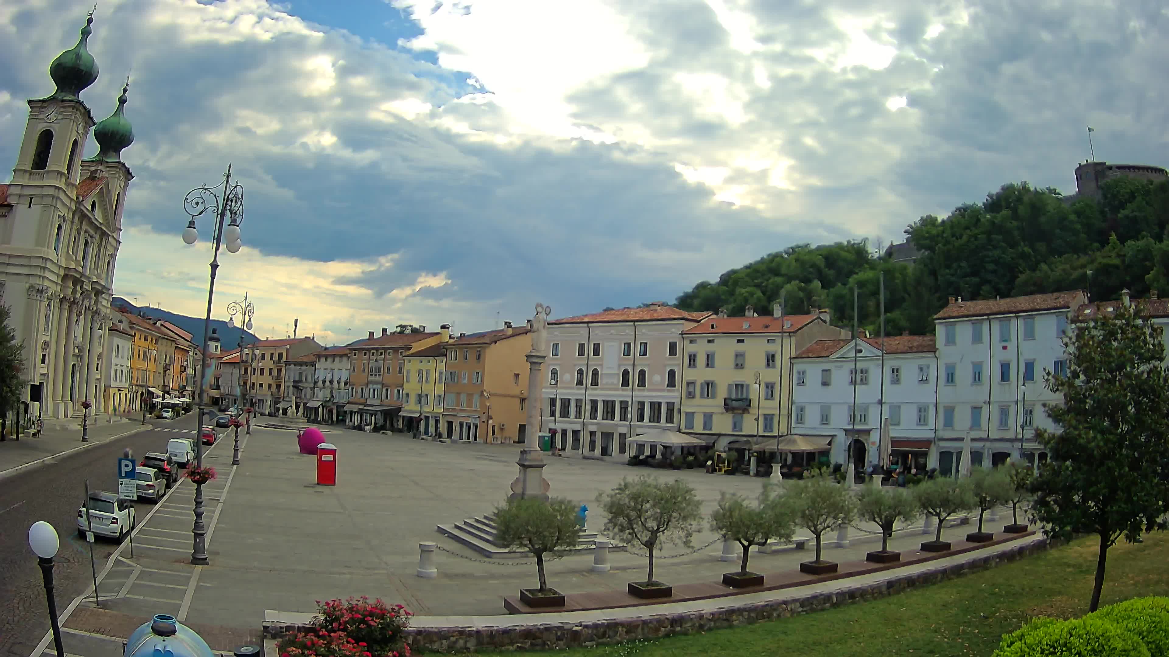 Webcam Gorizia Vittoria square – Church of st. Ignazio
