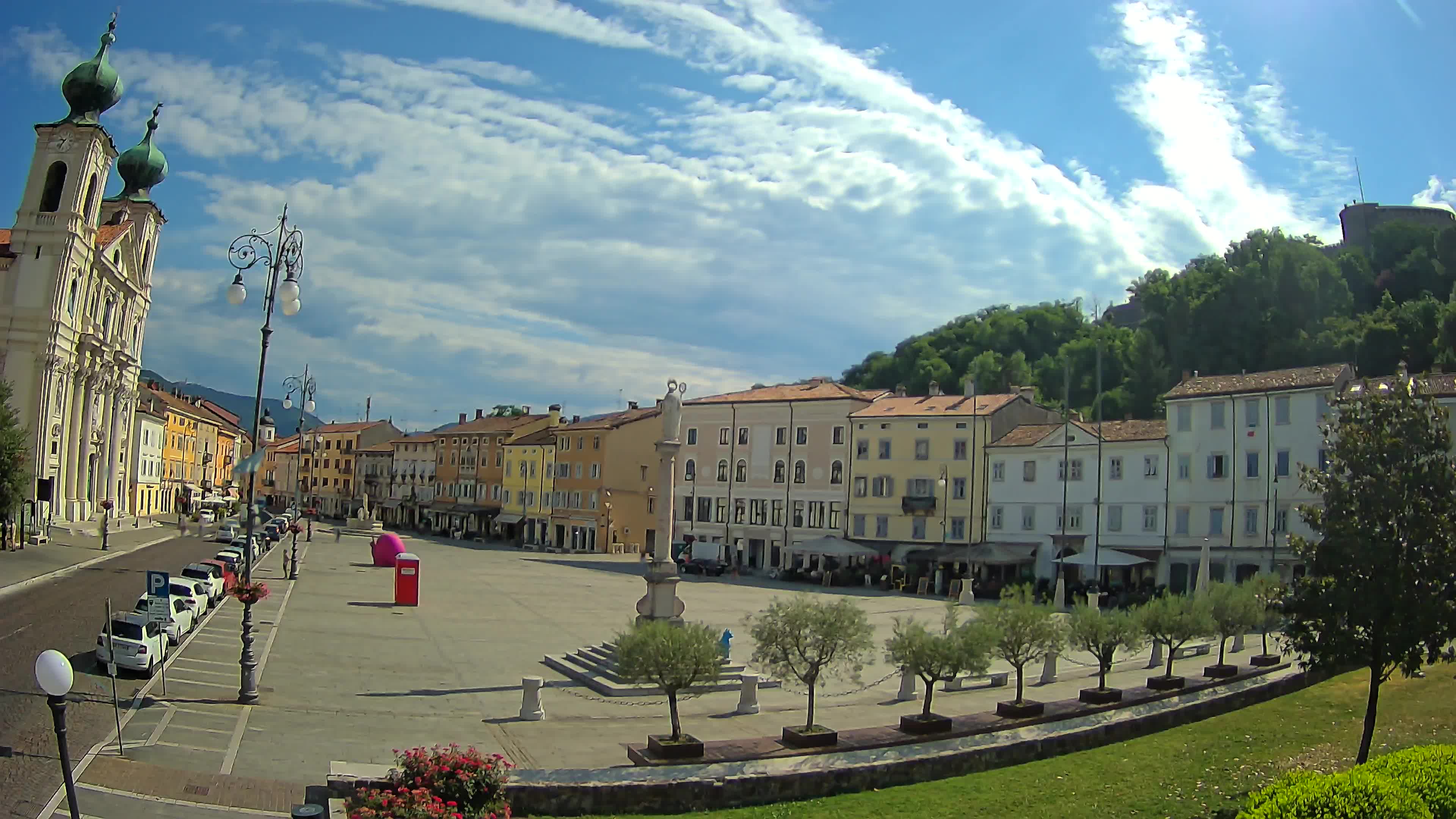 Webcam Gorizia Vittoria square – Church of st. Ignazio