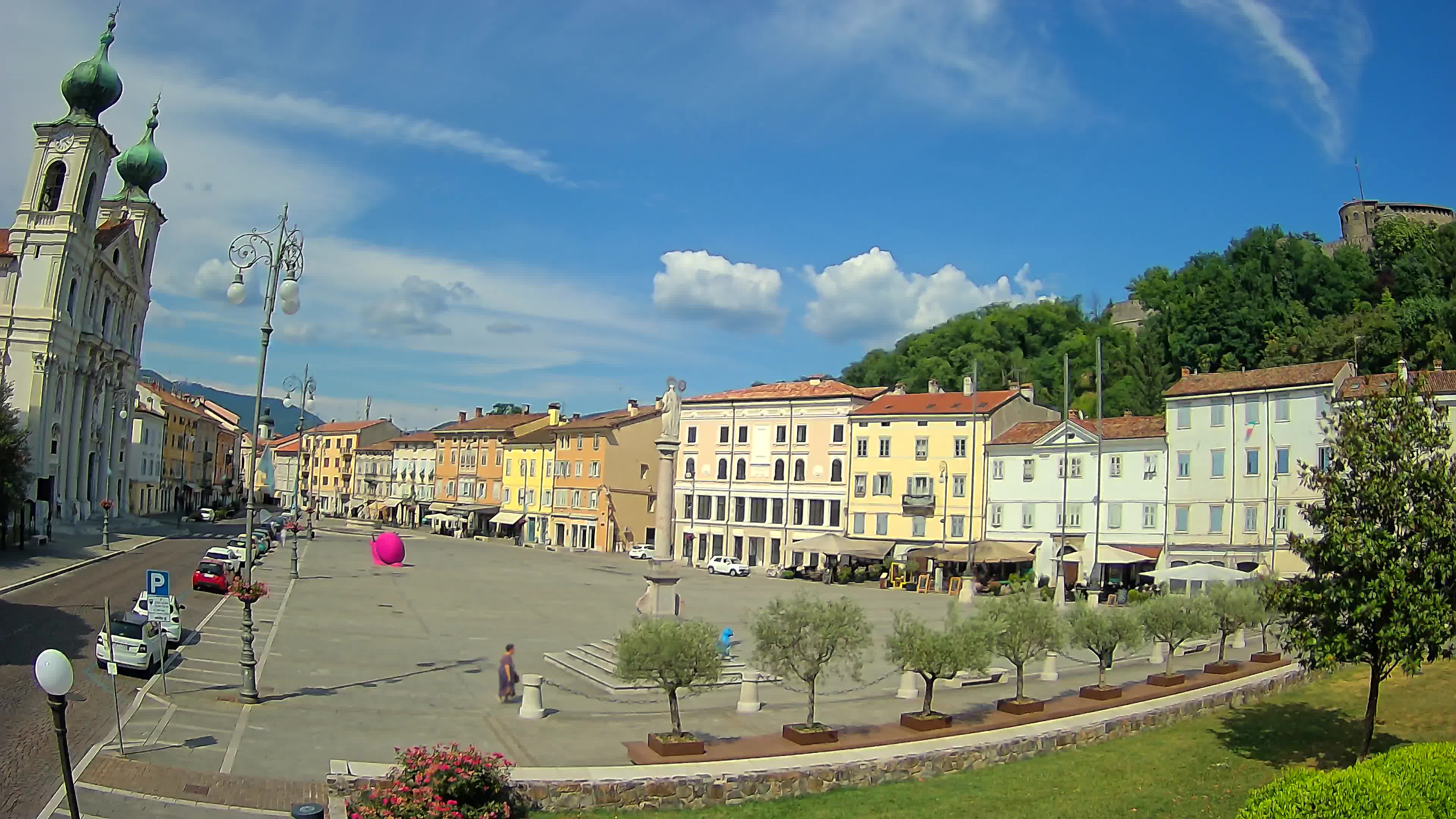 Webcam Gorizia Vittoria square – Church of st. Ignazio