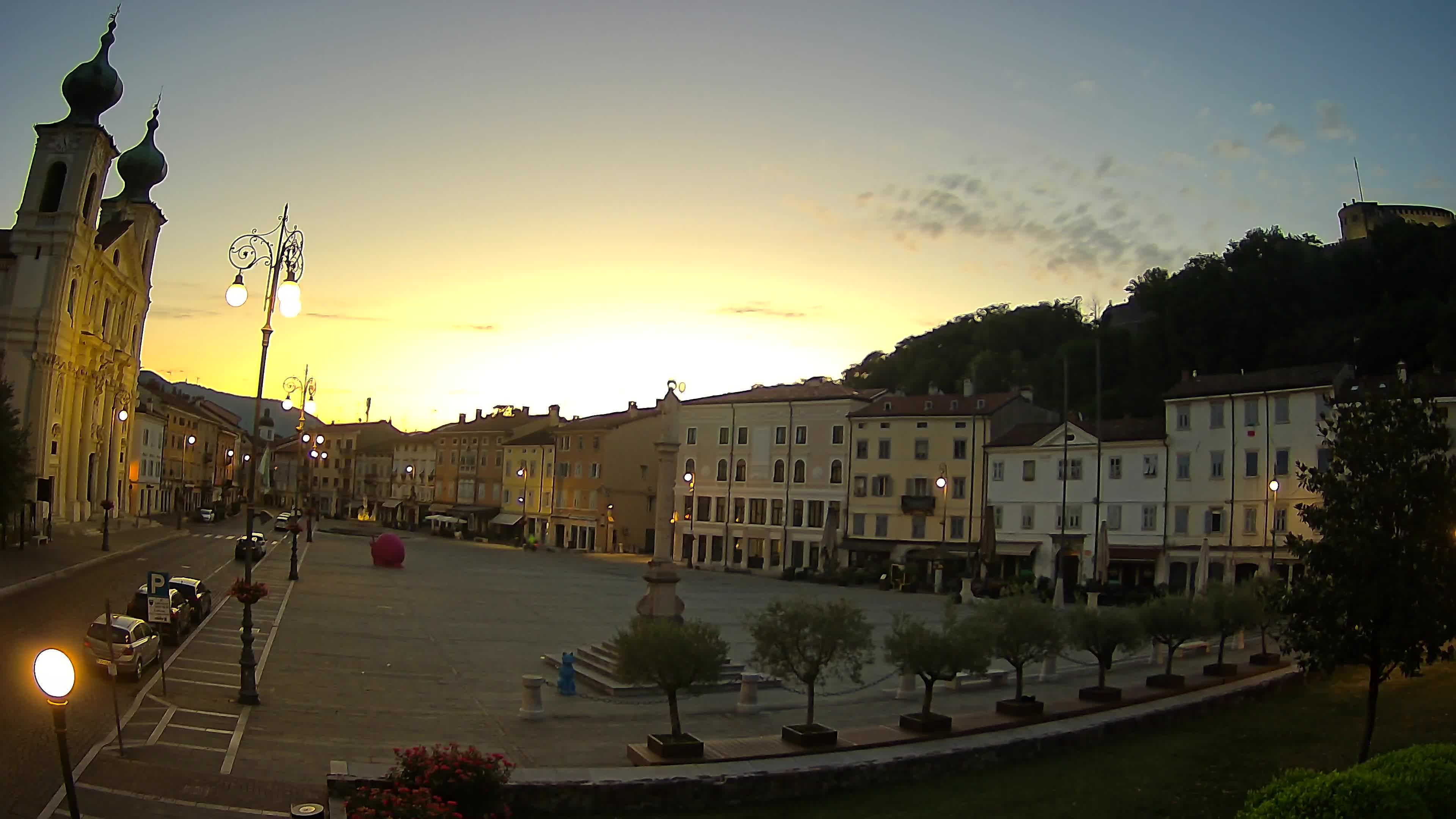Webcam Gorizia Vittoria square – Church of st. Ignazio