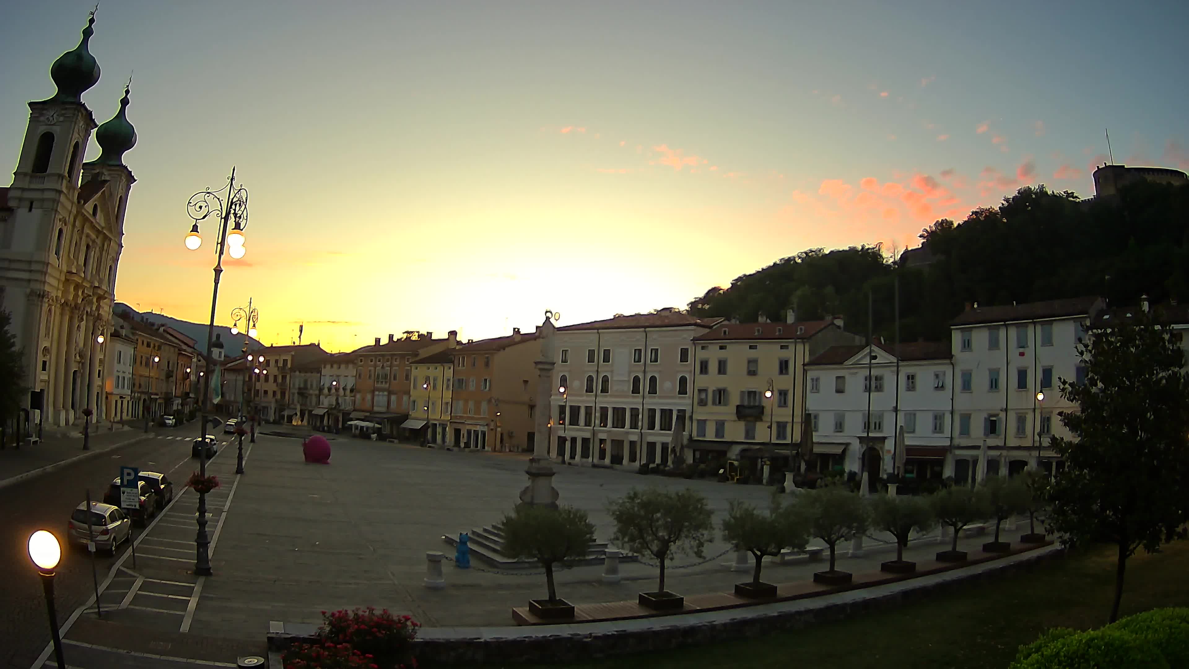 Webcam Gorizia Vittoria square – Church of st. Ignazio