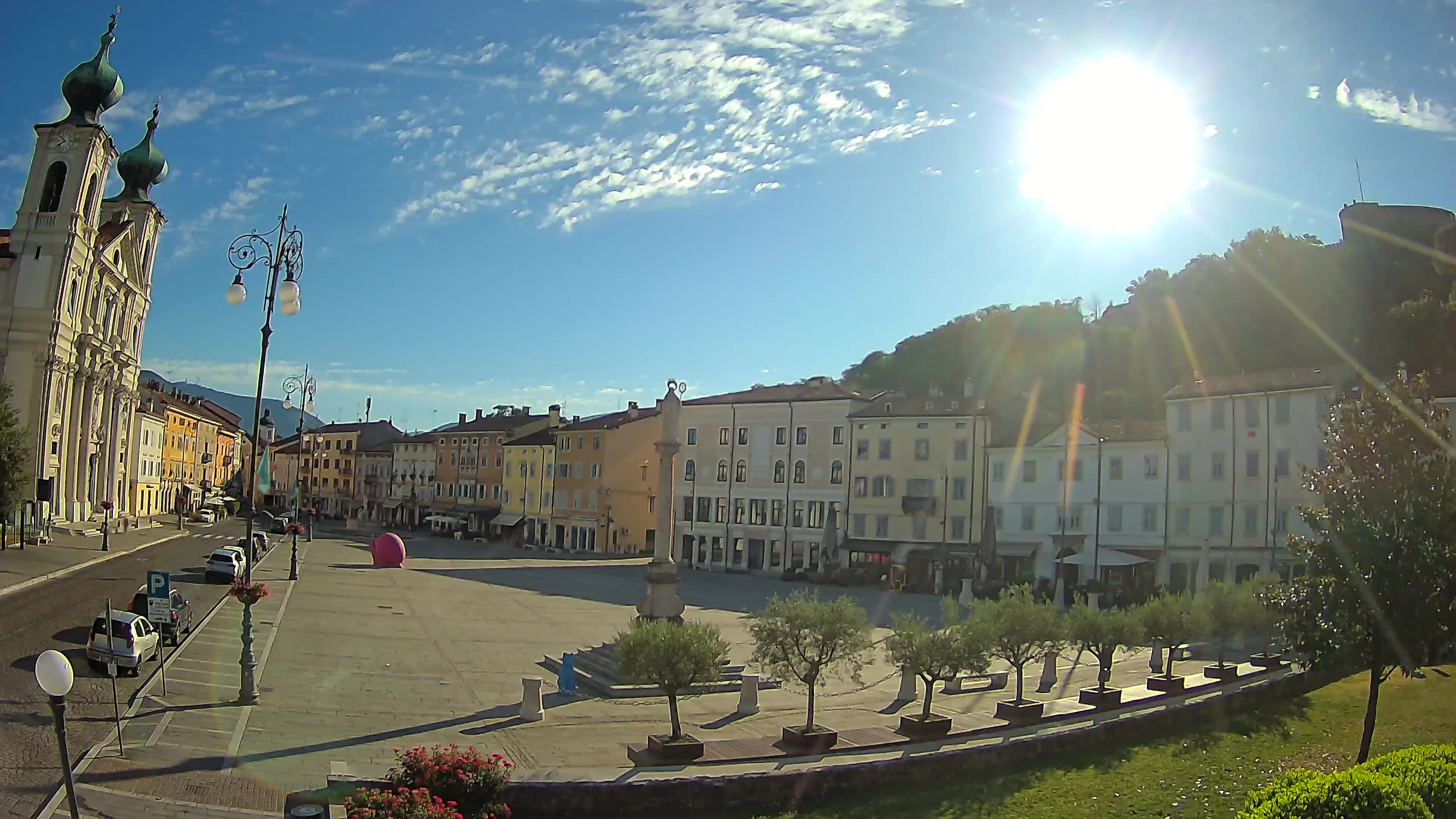 Webcam Gorizia Vittoria square – Church of st. Ignazio