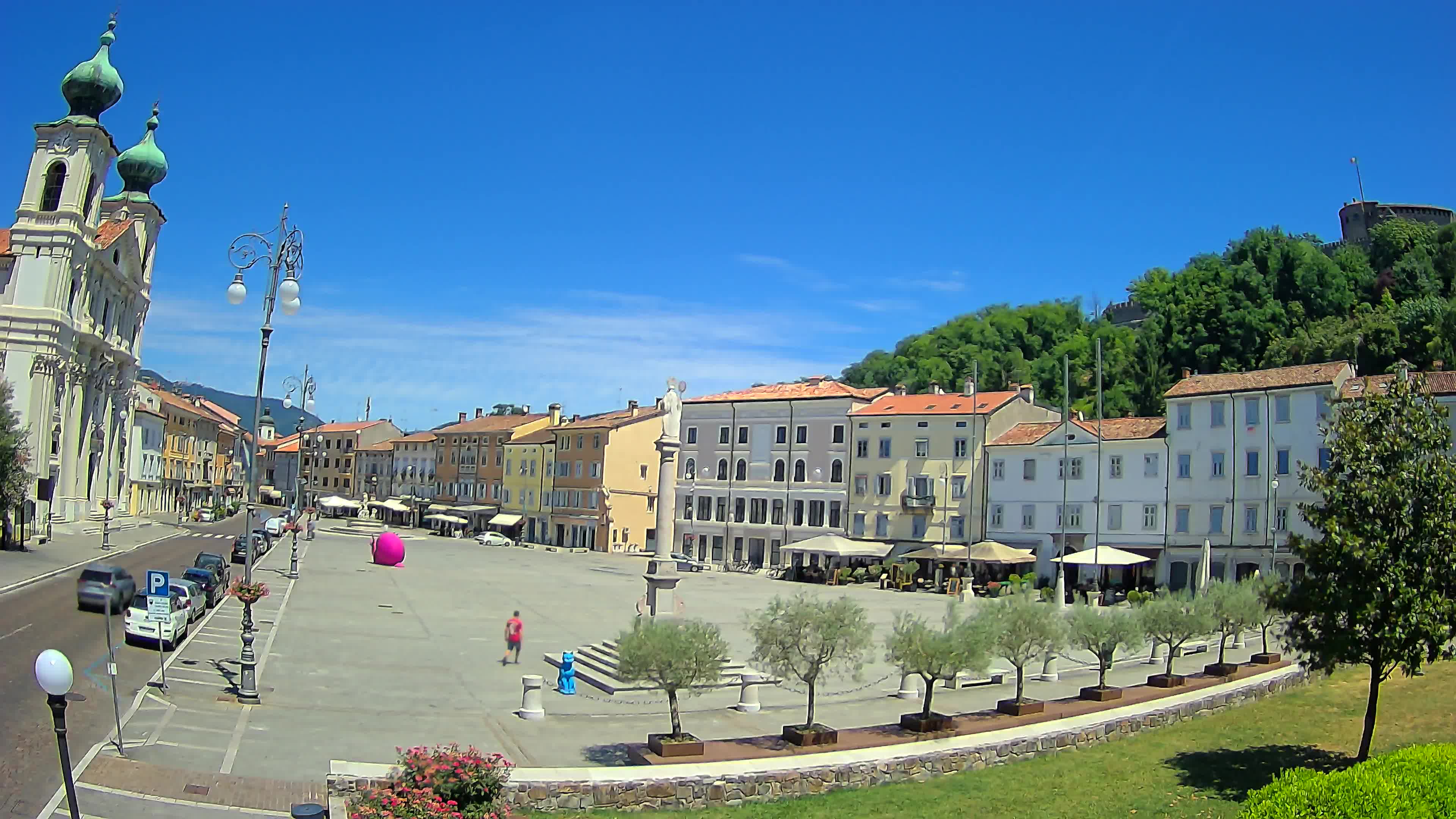 Webcam Gorizia Vittoria square – Church of st. Ignazio