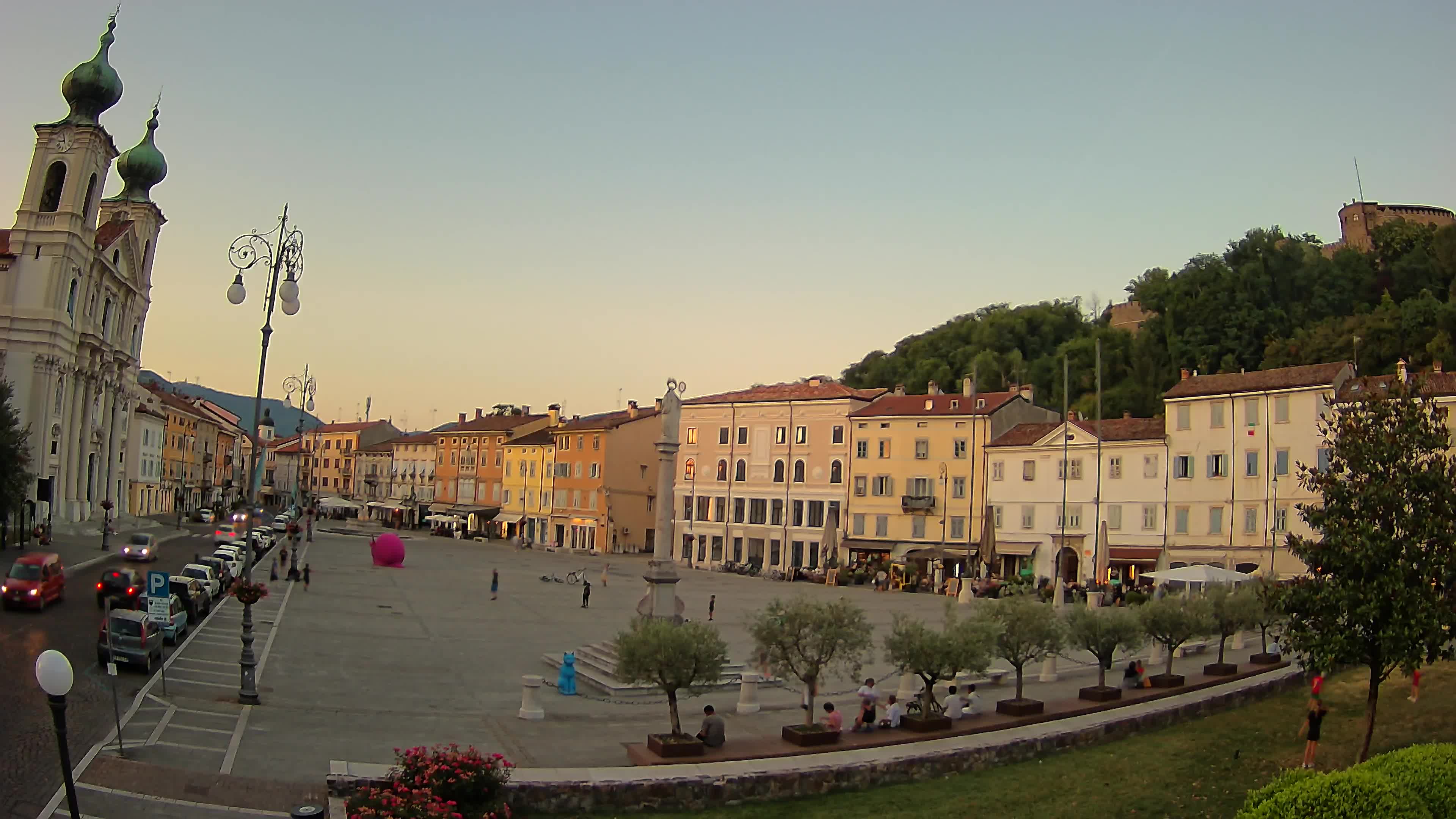 Webcam Gorizia Vittoria square – Church of st. Ignazio