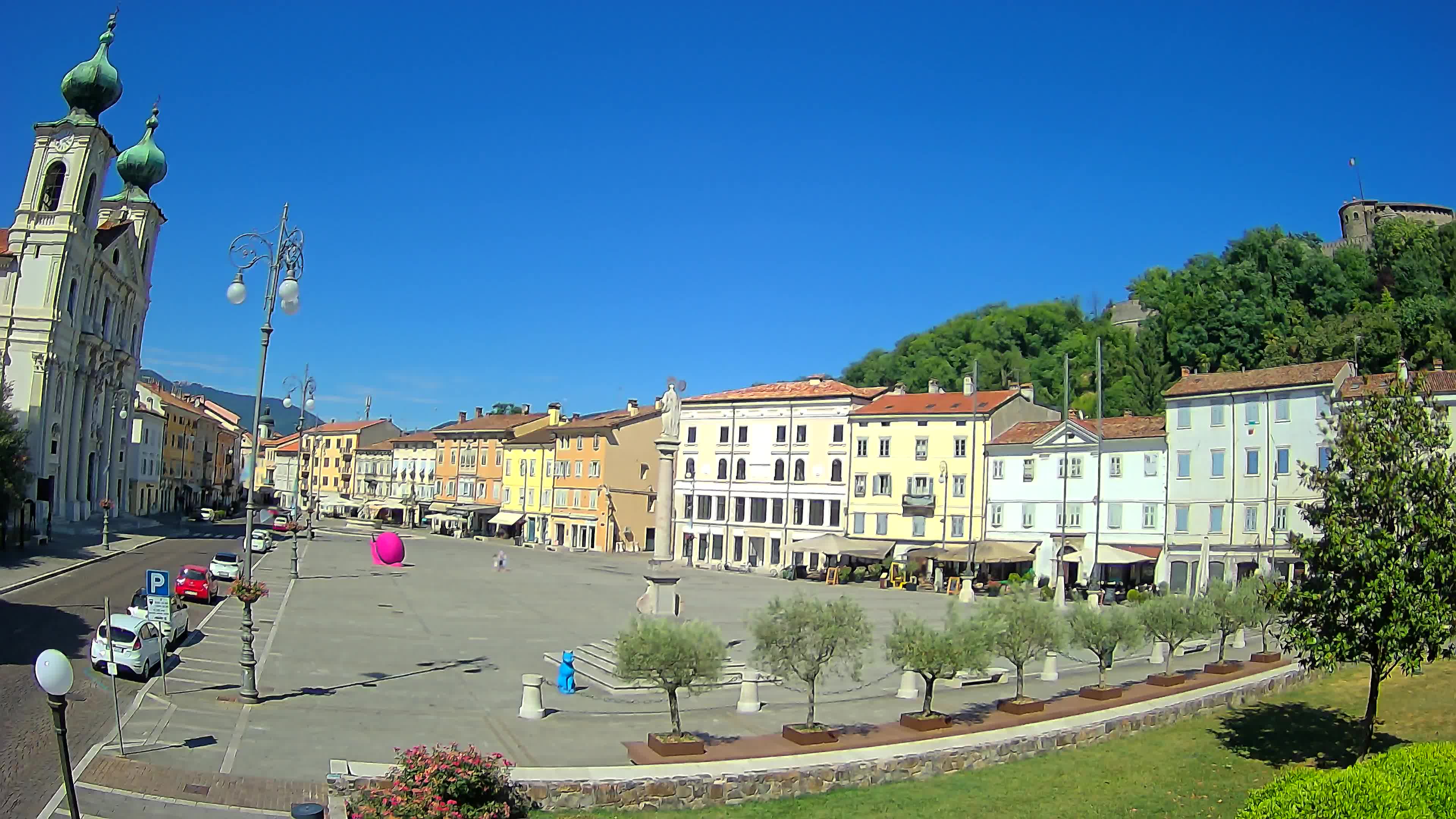 Webcam Gorizia Vittoria square – Church of st. Ignazio