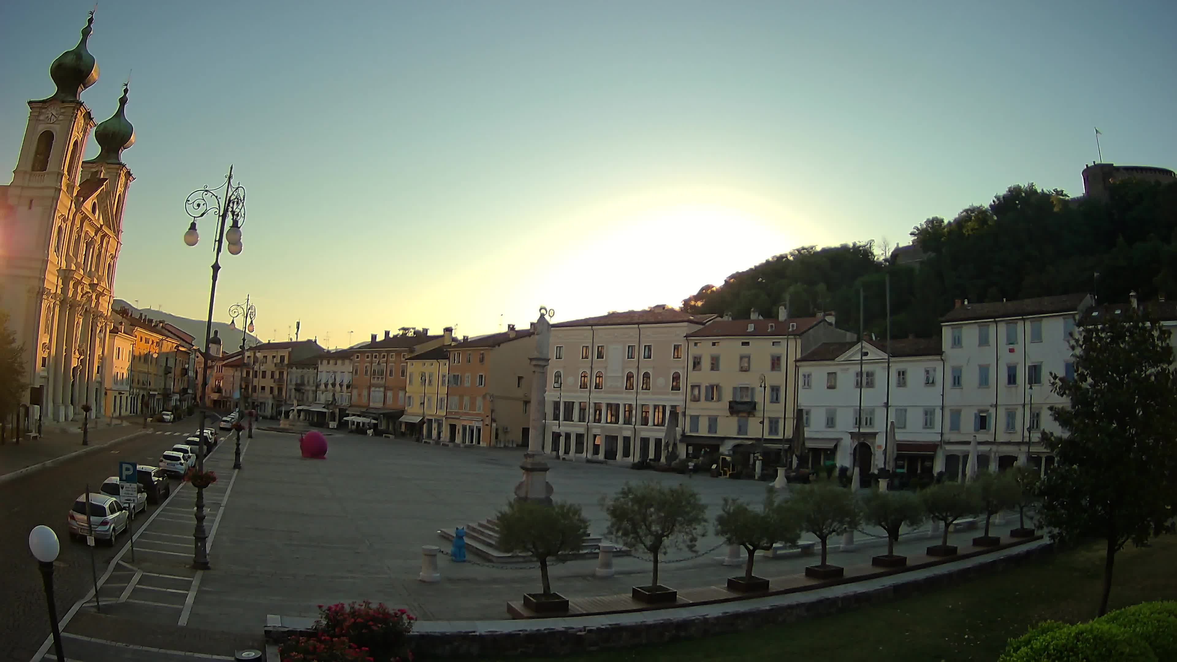 Webcam Gorizia Vittoria square – Church of st. Ignazio
