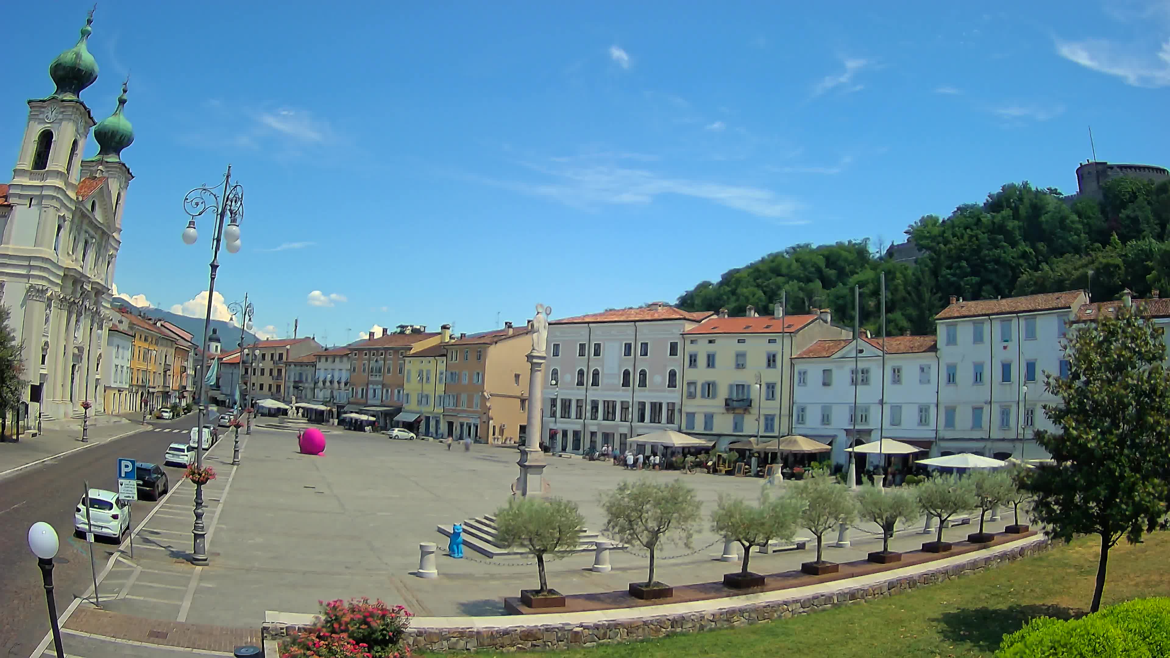 Webcam Gorizia Vittoria square – Church of st. Ignazio