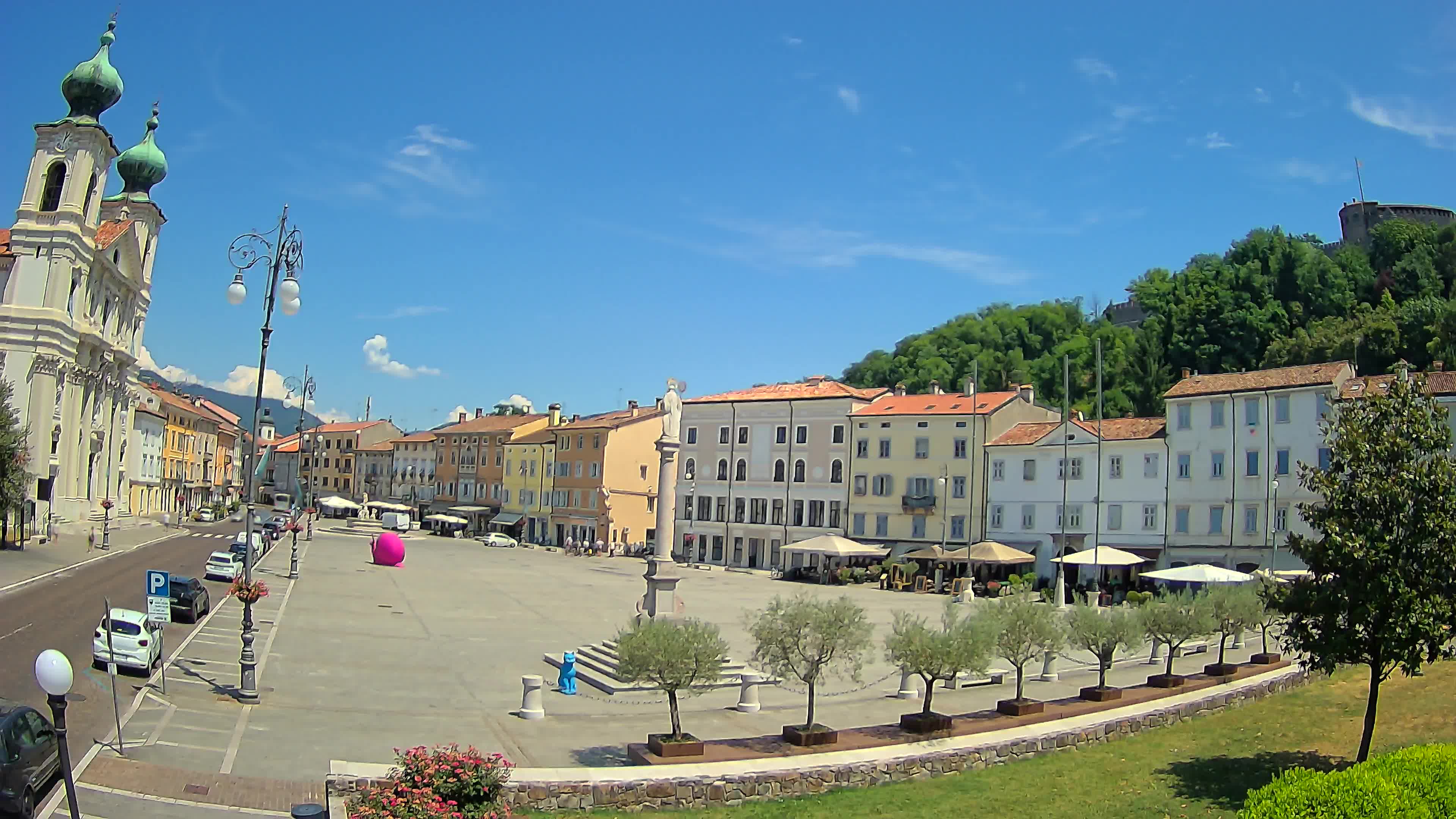 Webcam Gorizia Vittoria square – Church of st. Ignazio