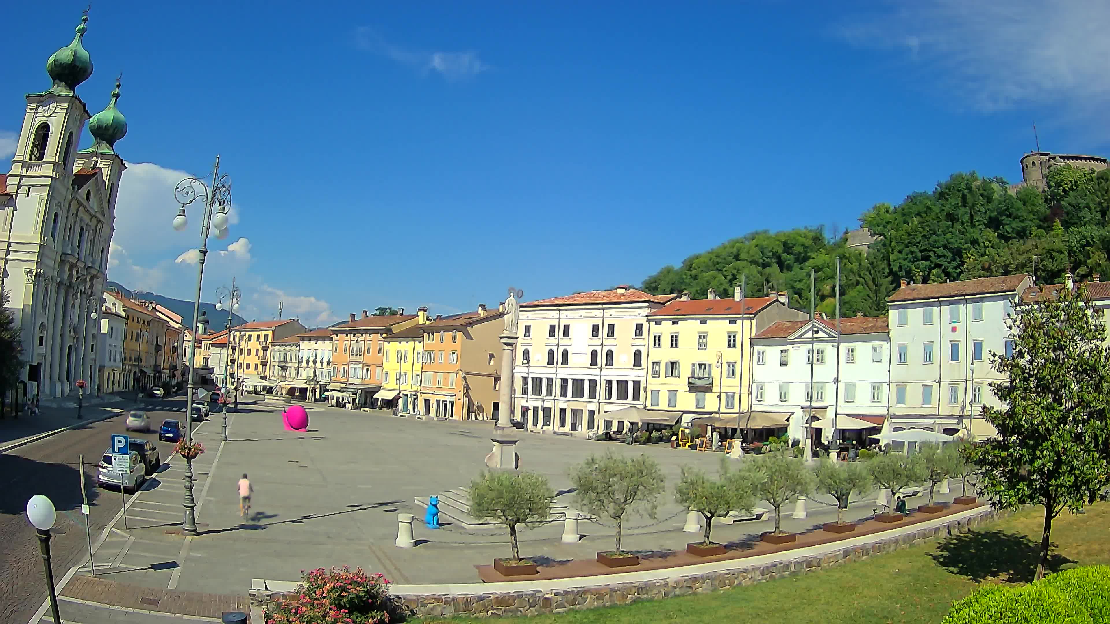 Webcam Gorizia Vittoria square – Church of st. Ignazio
