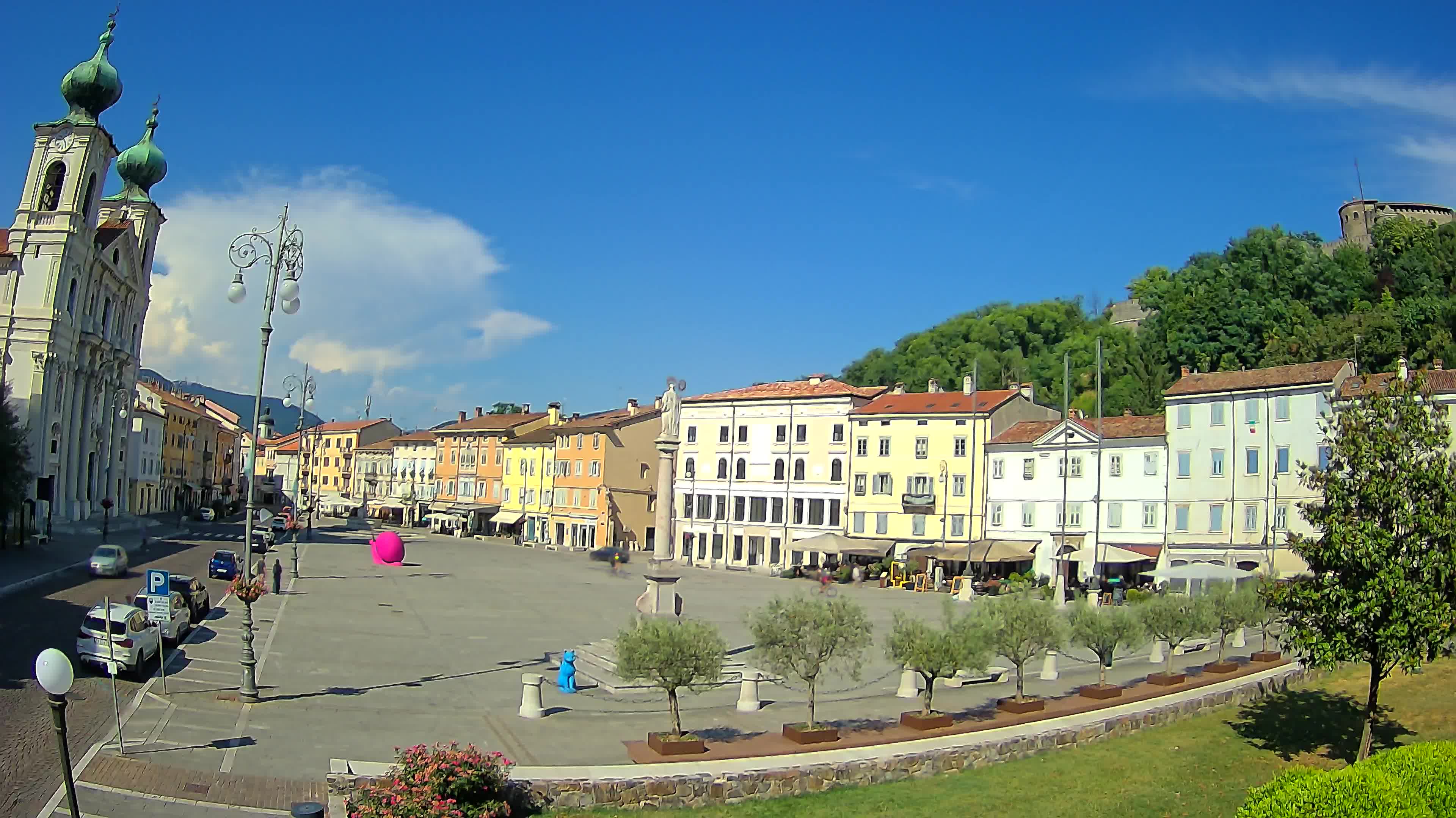 Webcam Gorizia Vittoria square – Church of st. Ignazio