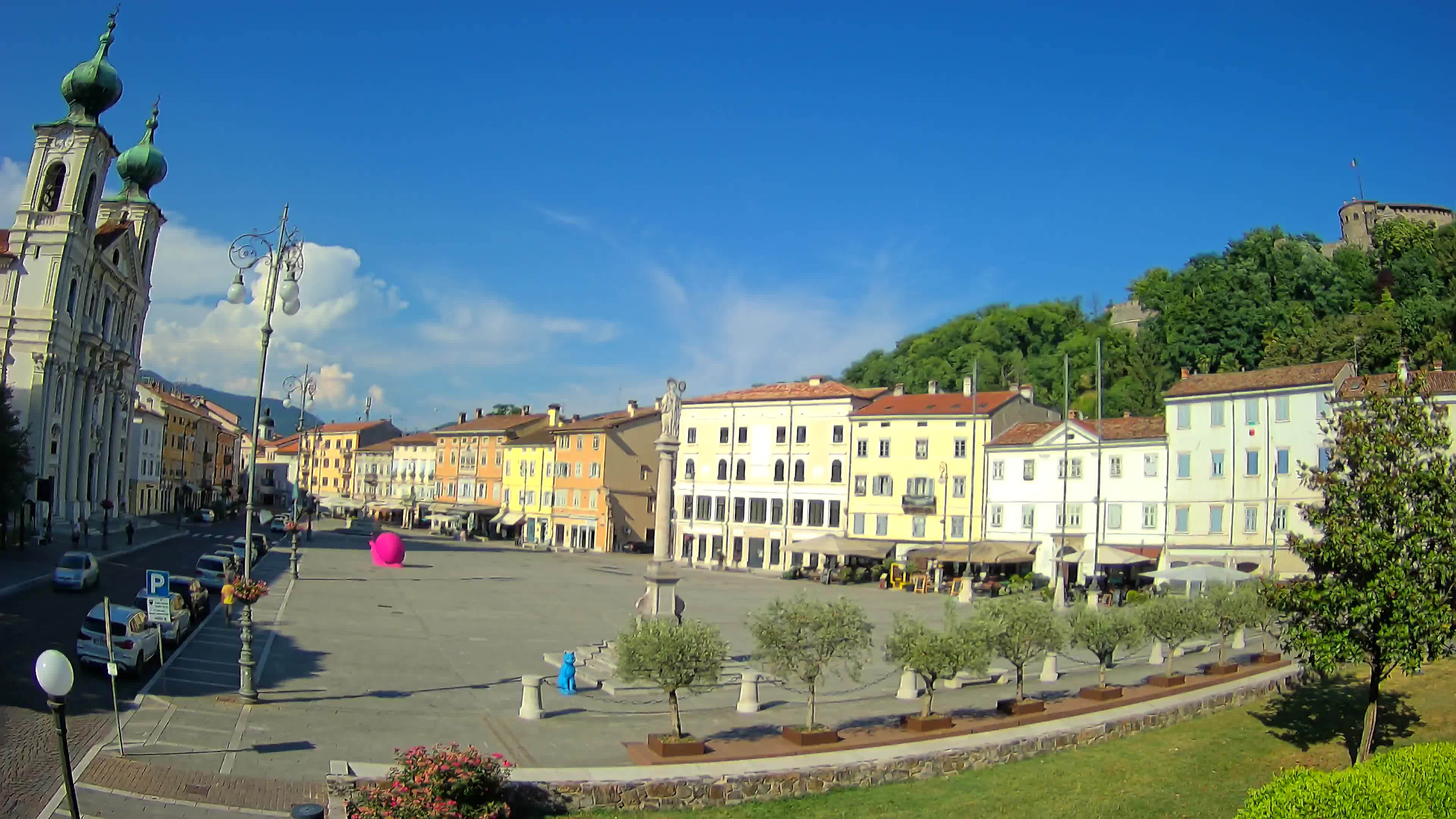 Webcam Gorizia Vittoria square – Church of st. Ignazio