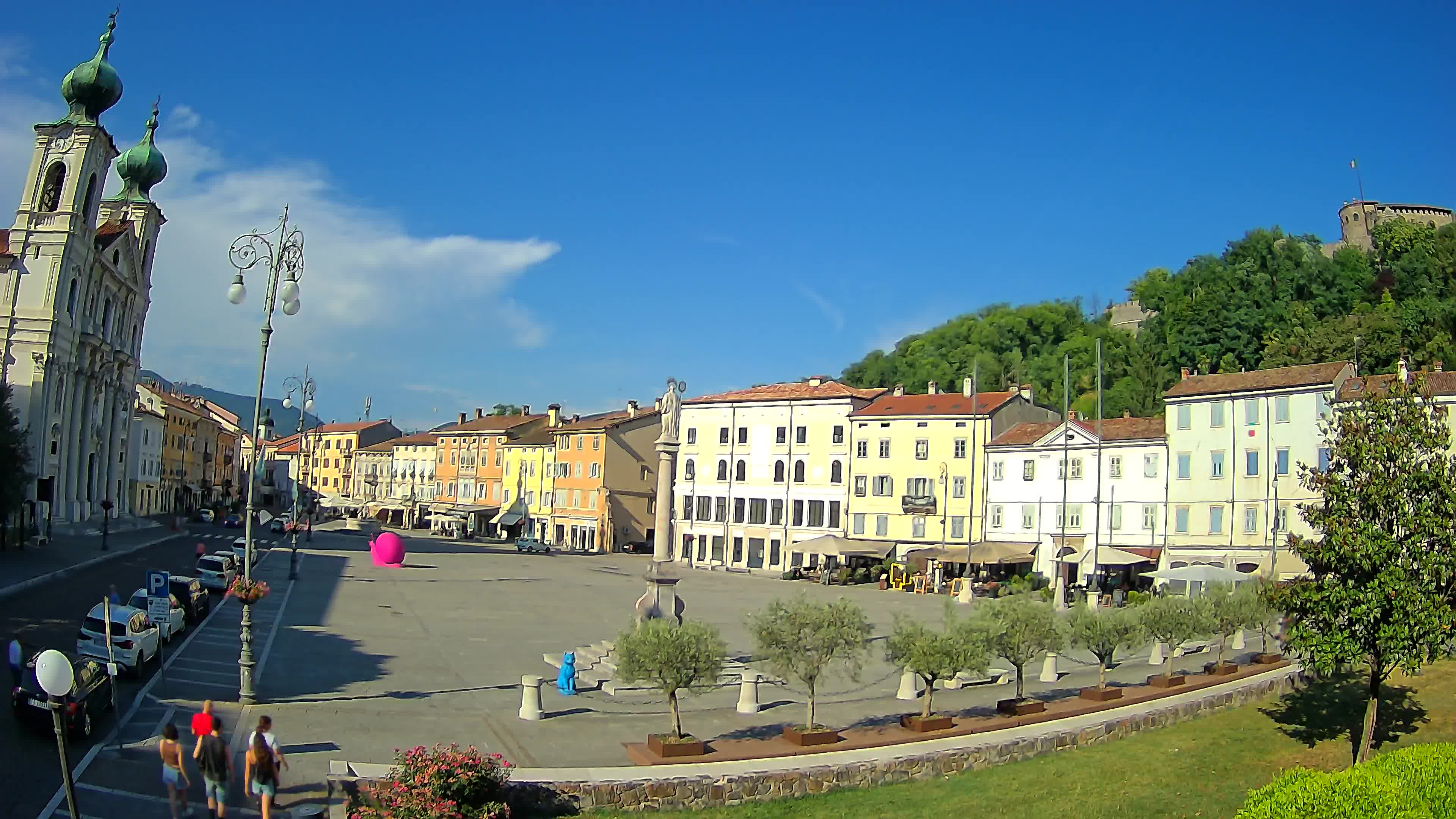 Webcam Gorizia Vittoria square – Church of st. Ignazio