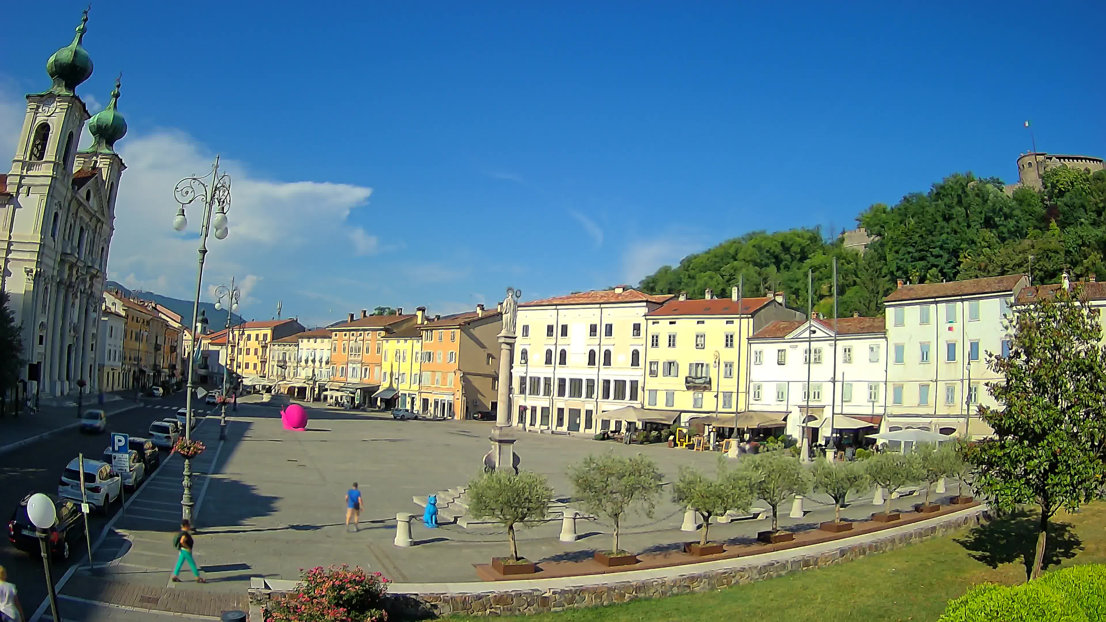 Webcam Gorizia Vittoria square – Church of st. Ignazio