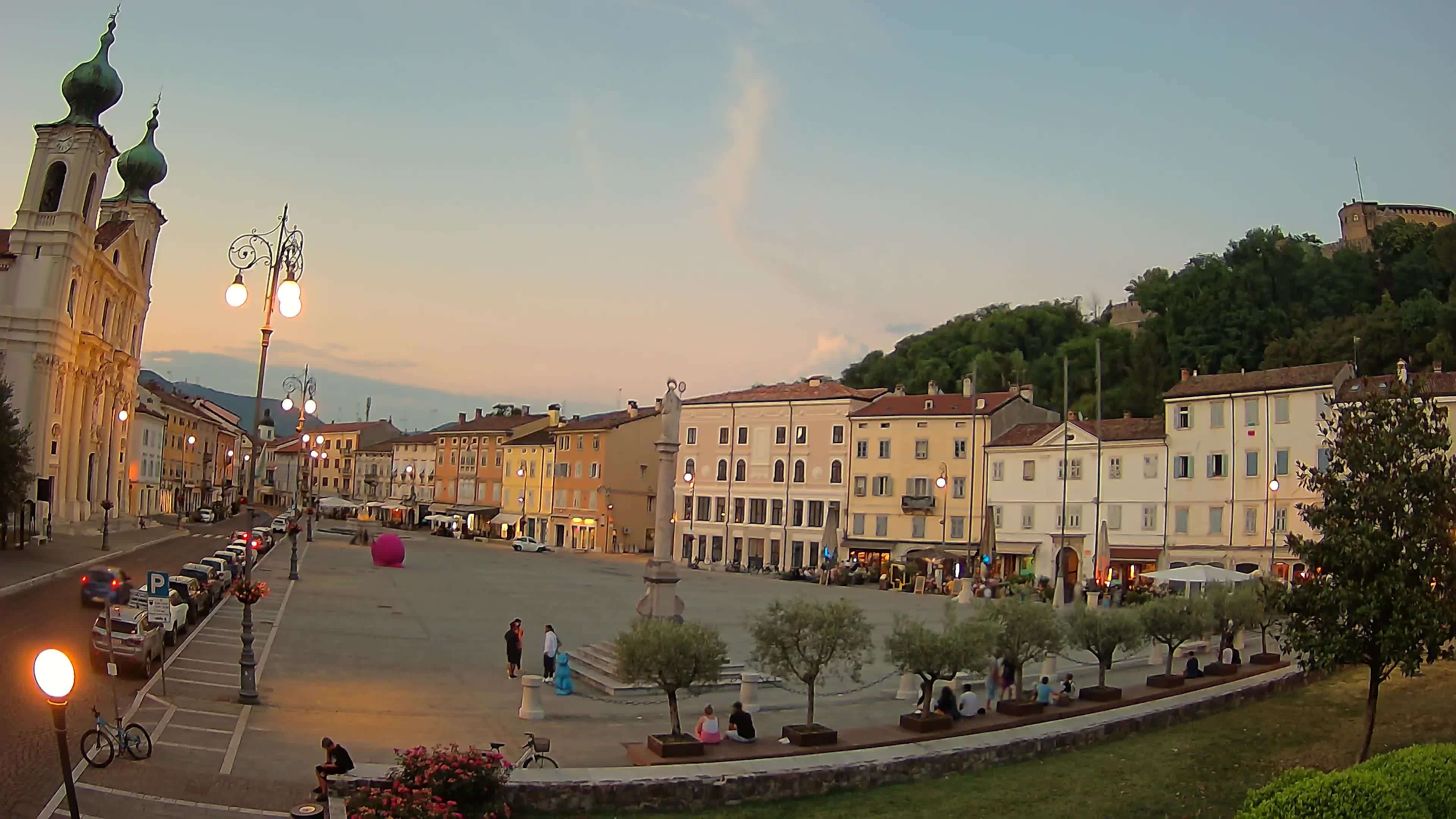 Webcam Gorizia Vittoria square – Church of st. Ignazio