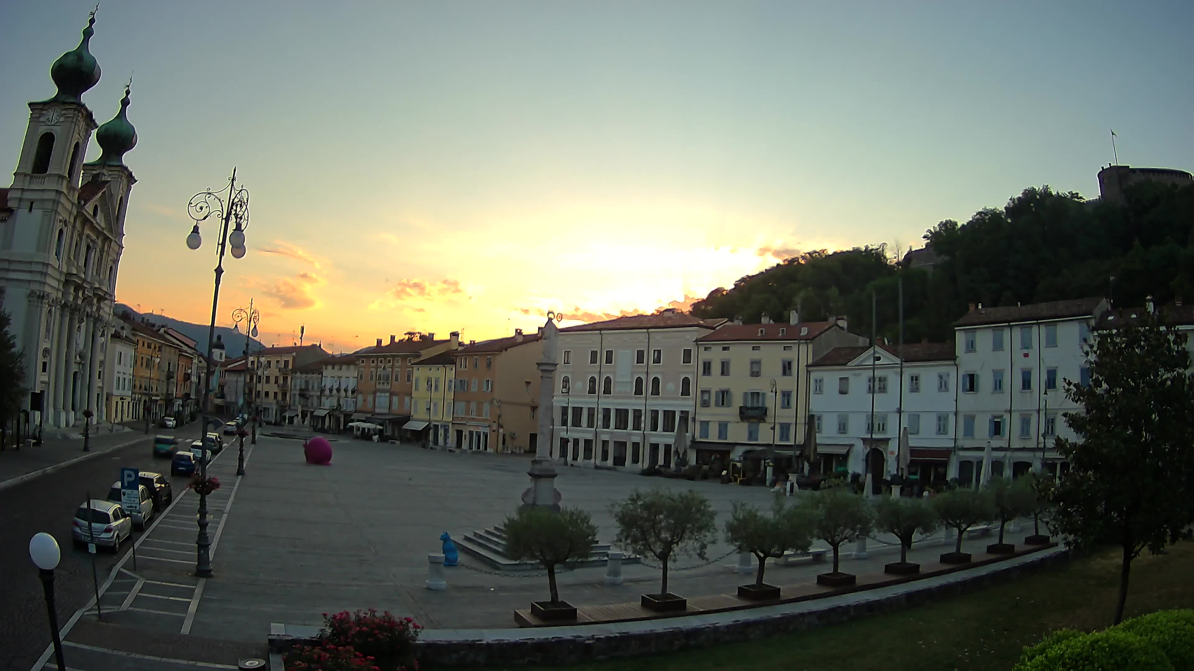 Webcam Gorizia Vittoria square – Church of st. Ignazio