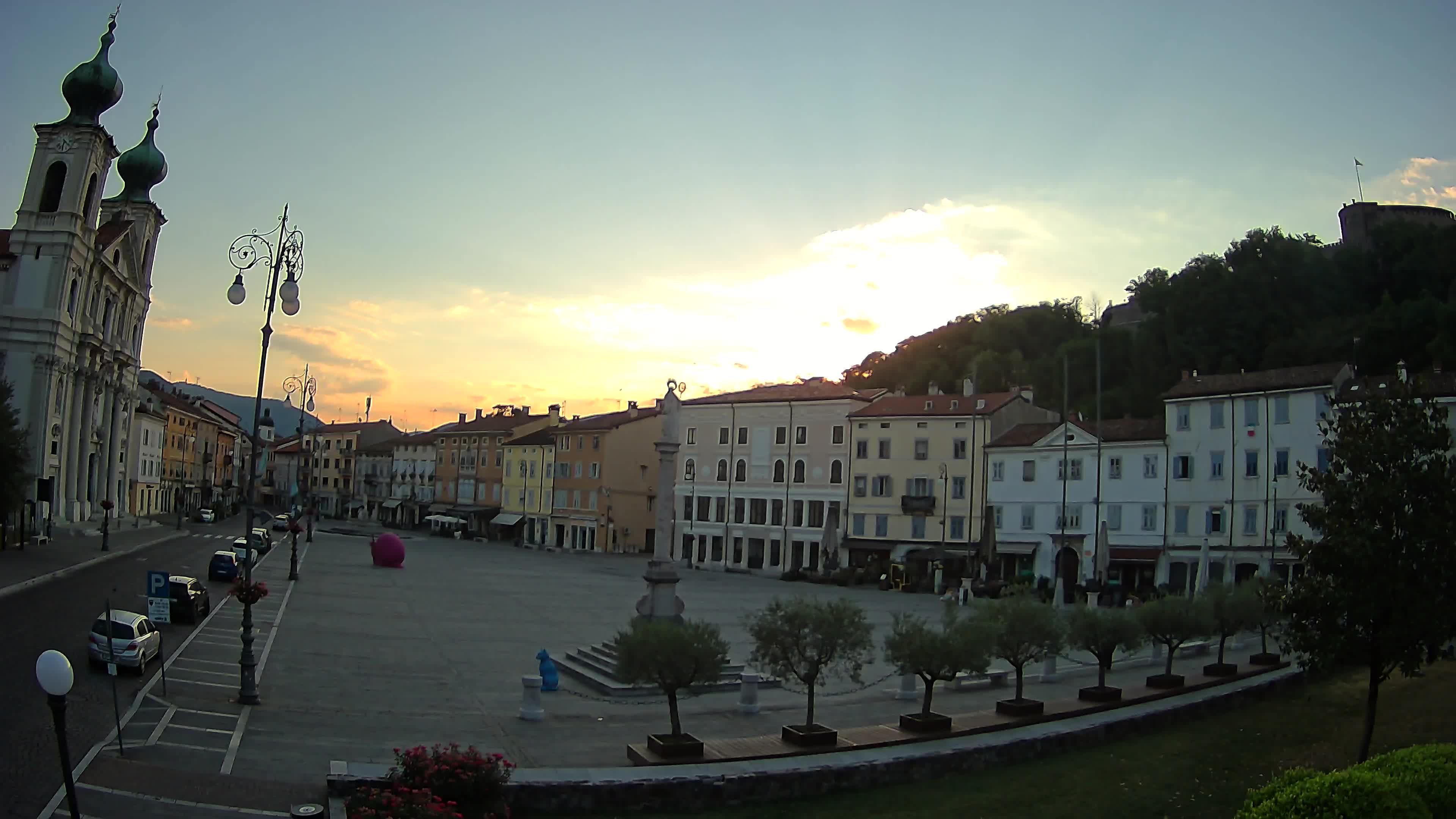 Webcam Gorizia Vittoria square – Church of st. Ignazio