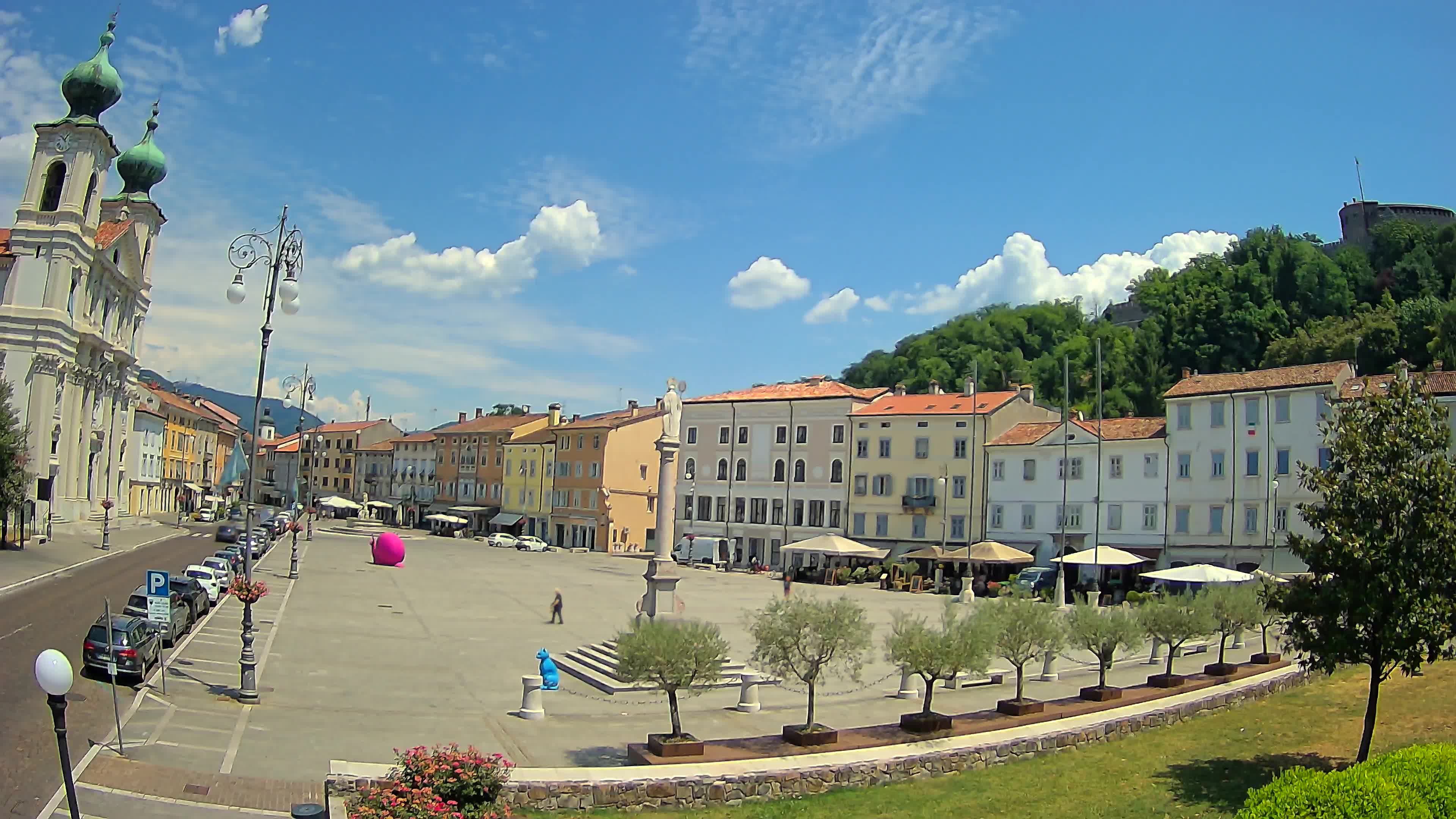 Webcam Gorizia Vittoria square – Church of st. Ignazio