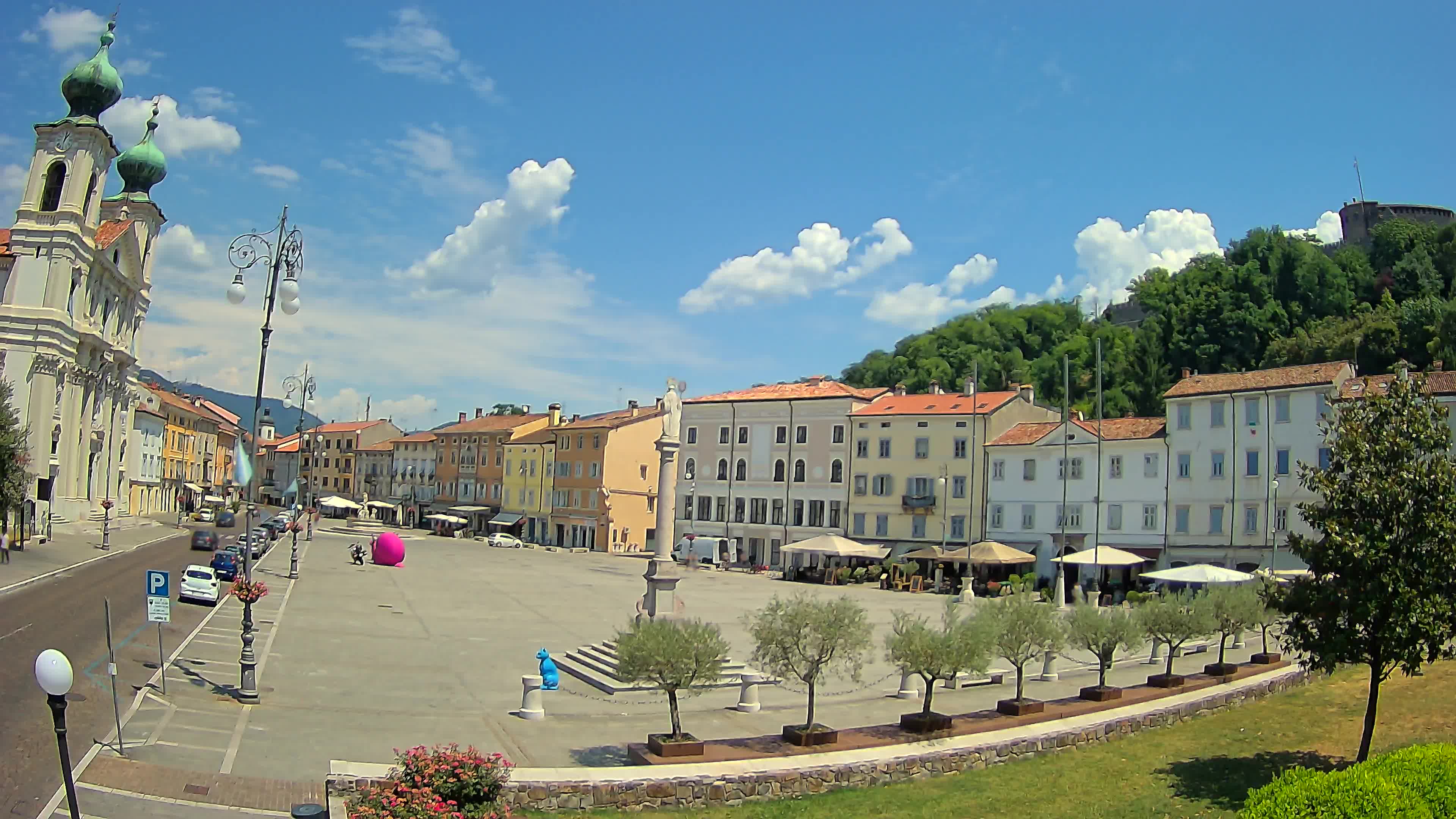 Webcam Gorizia Vittoria square – Church of st. Ignazio