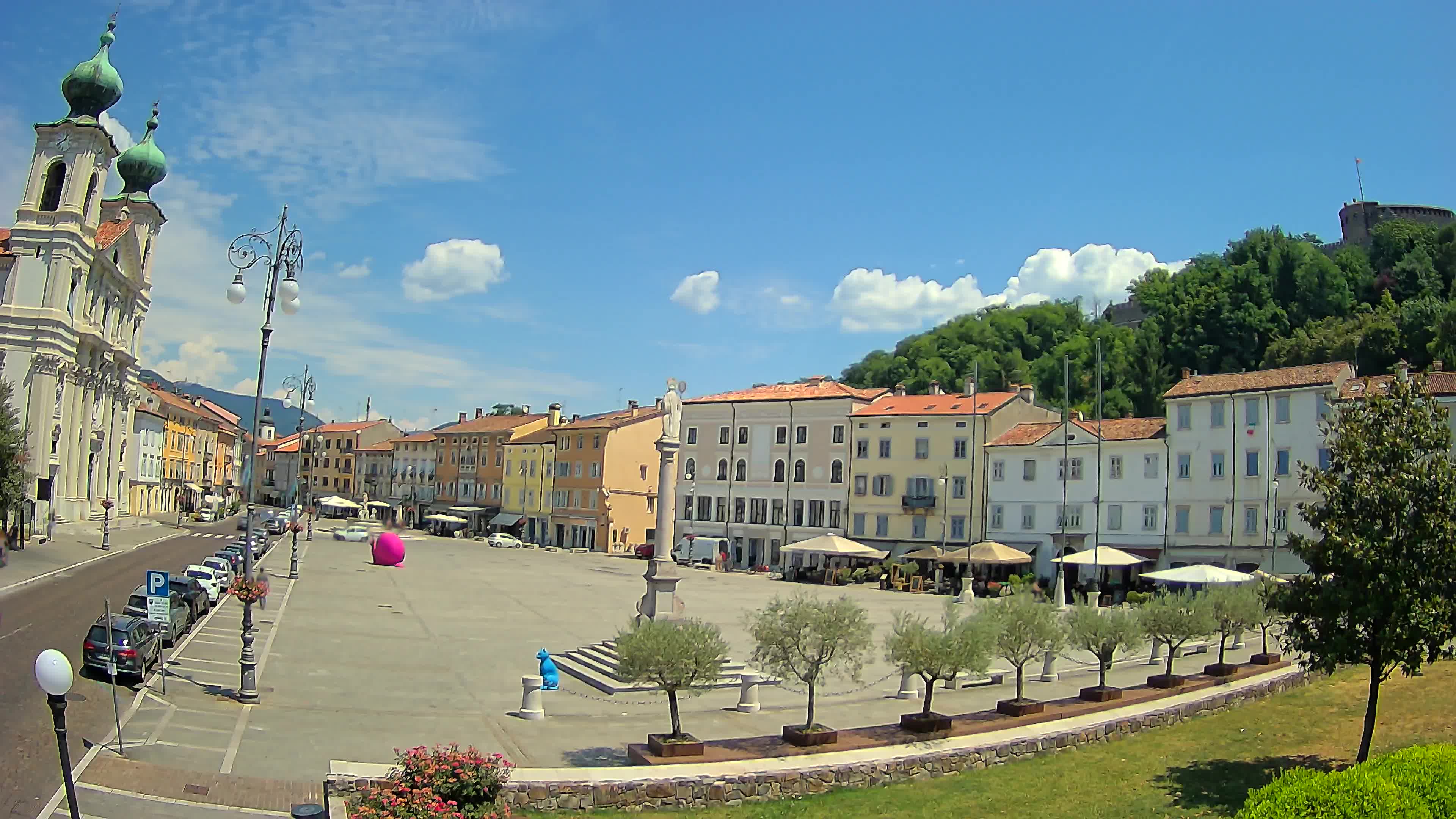 Webcam Gorizia Vittoria square – Church of st. Ignazio