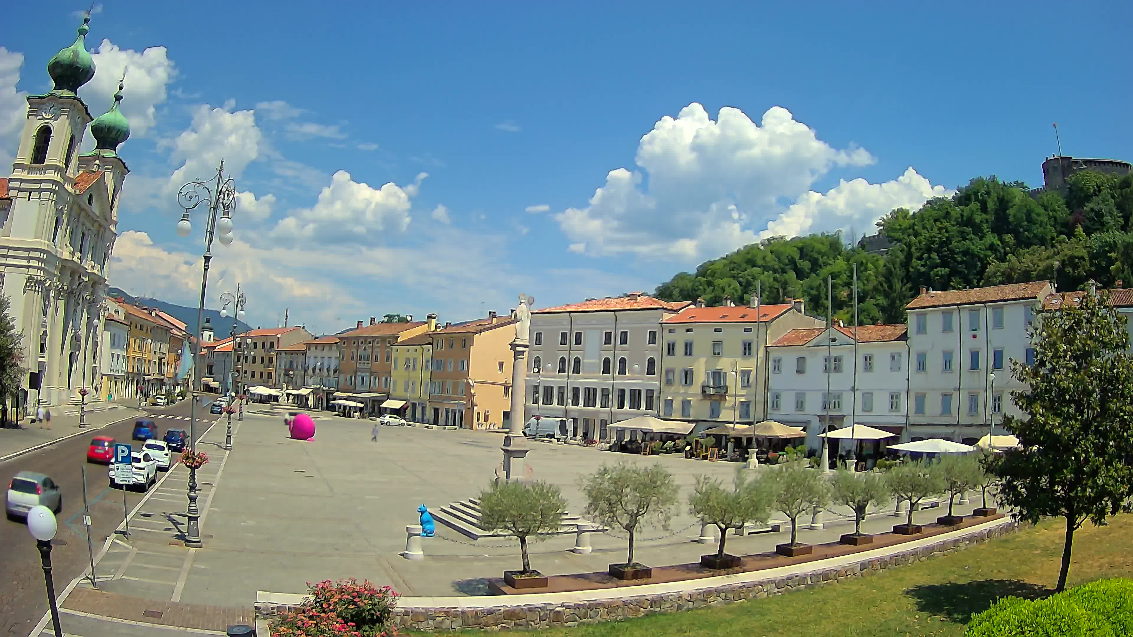 Webcam Gorizia Vittoria square – Church of st. Ignazio