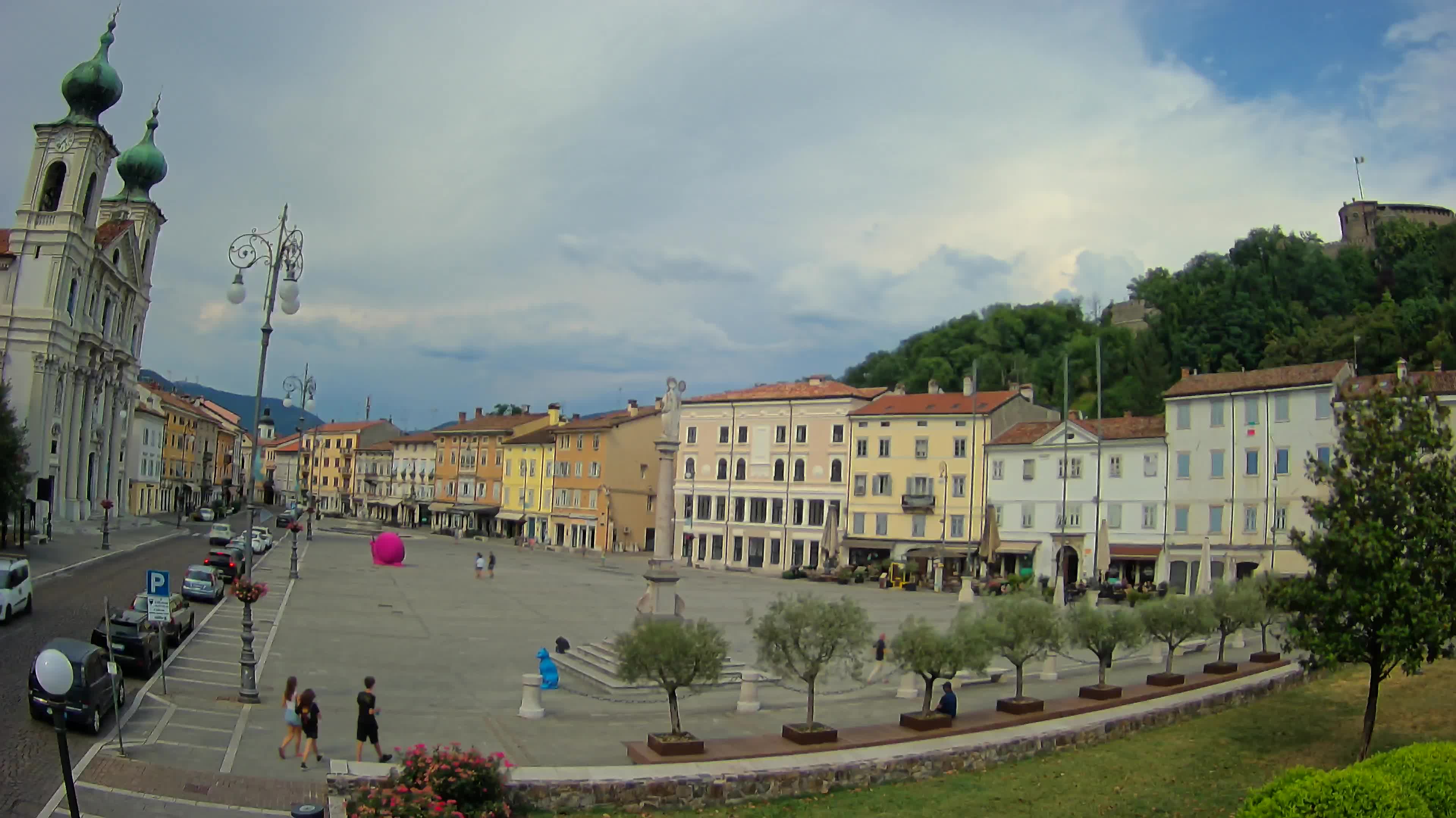 Webcam Gorizia Vittoria square – Church of st. Ignazio