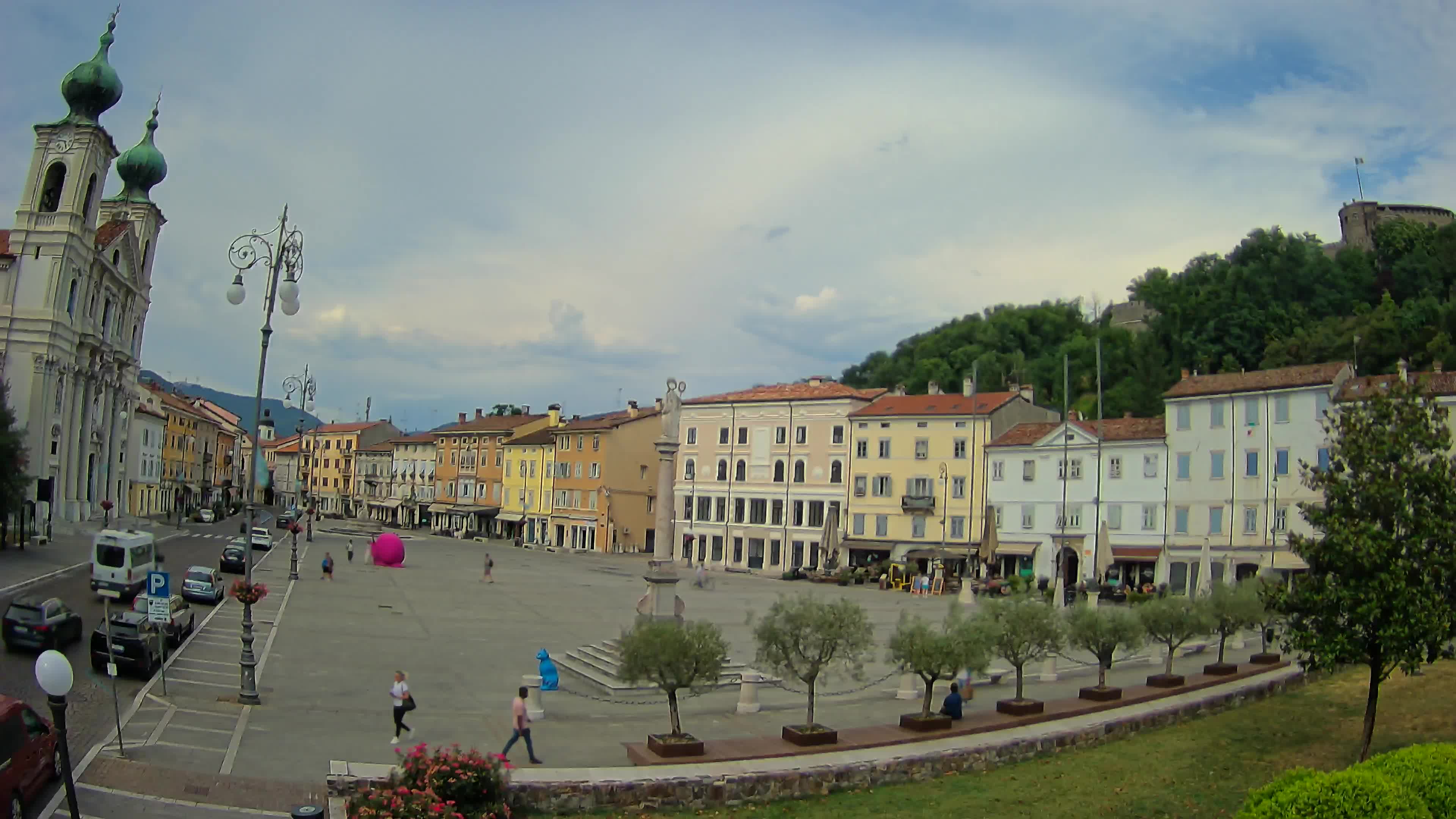 Webcam Gorizia Vittoria square – Church of st. Ignazio