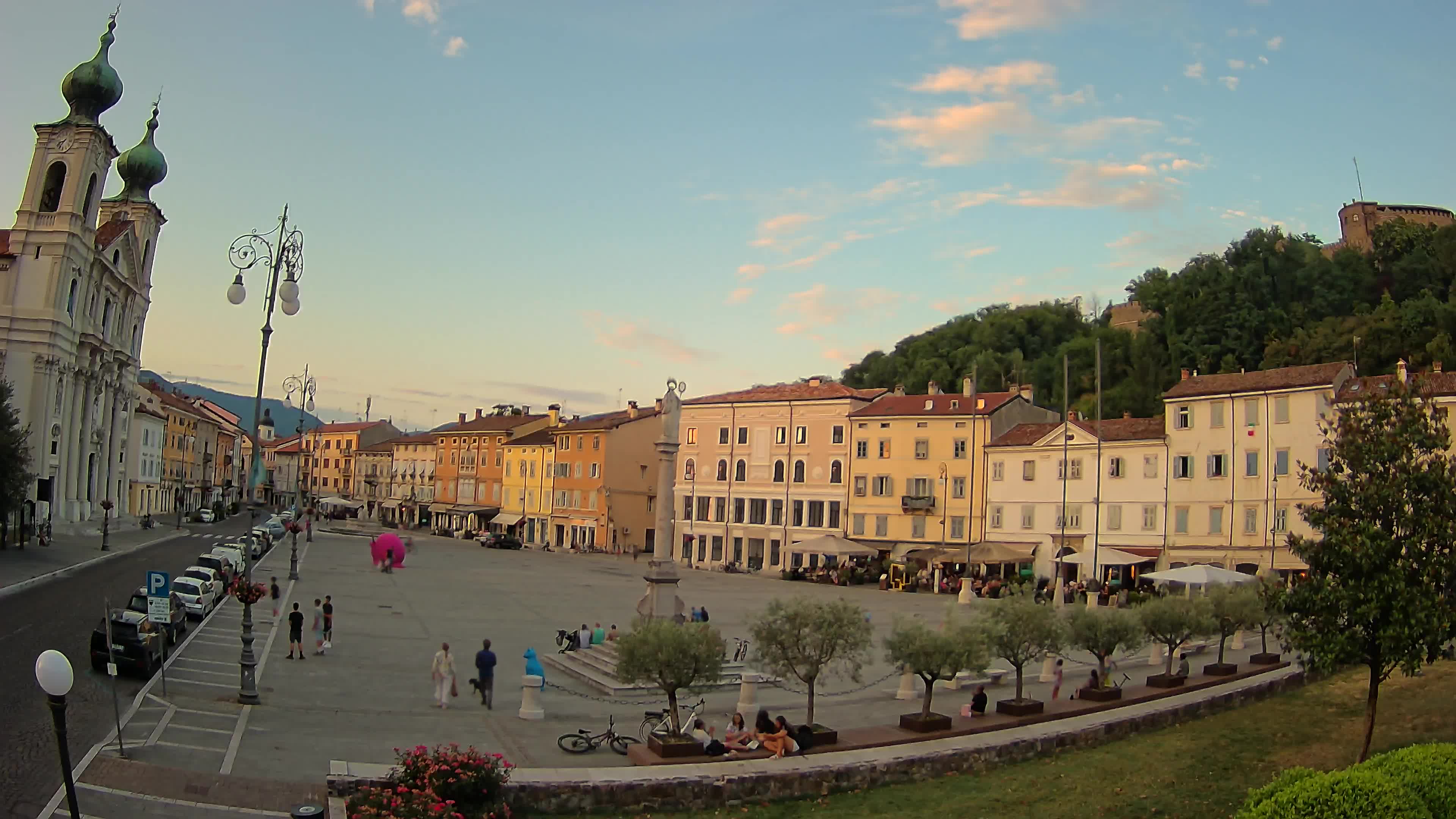 Webcam Gorizia Vittoria square – Church of st. Ignazio