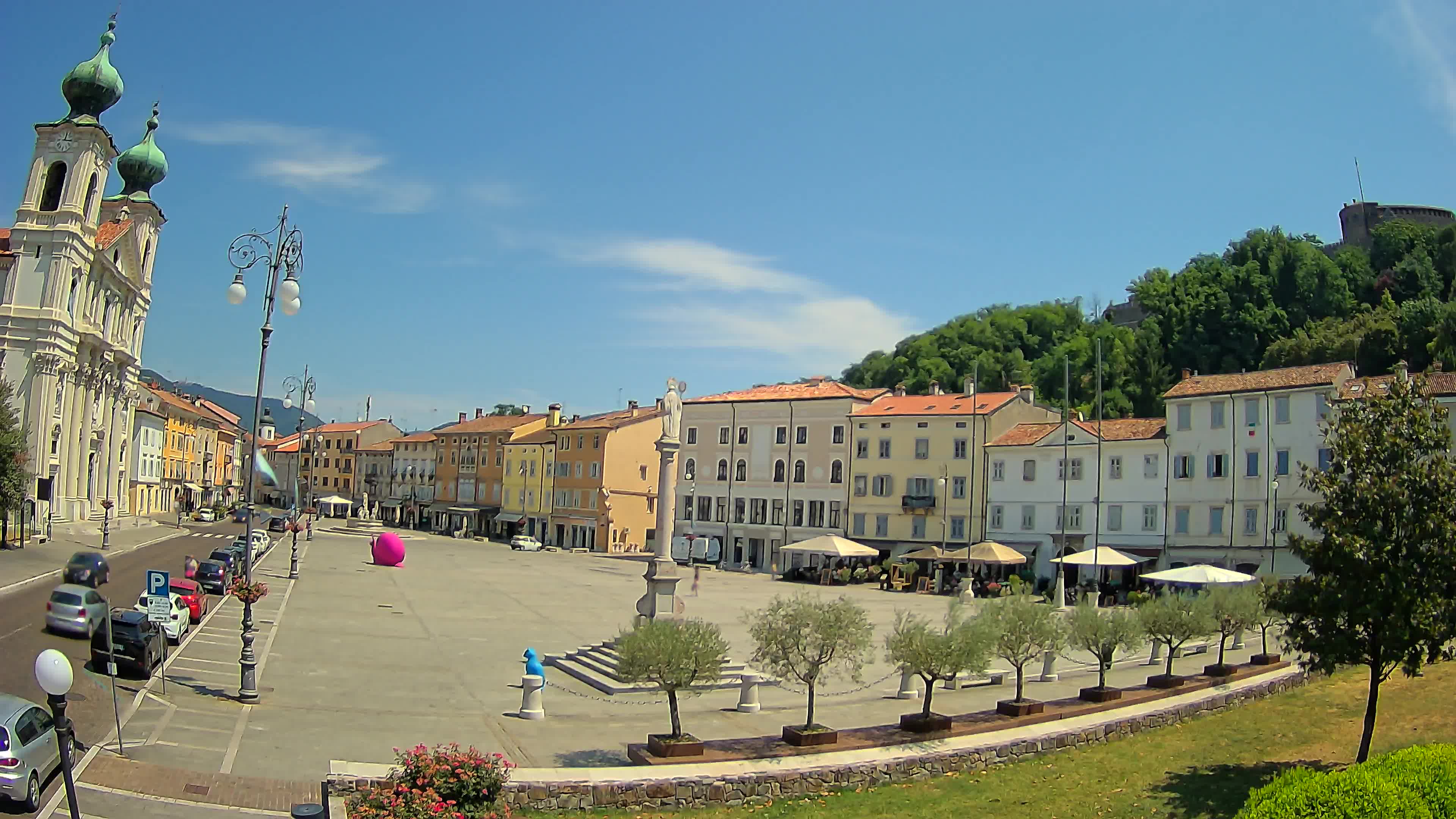 Webcam Gorizia Vittoria square – Church of st. Ignazio