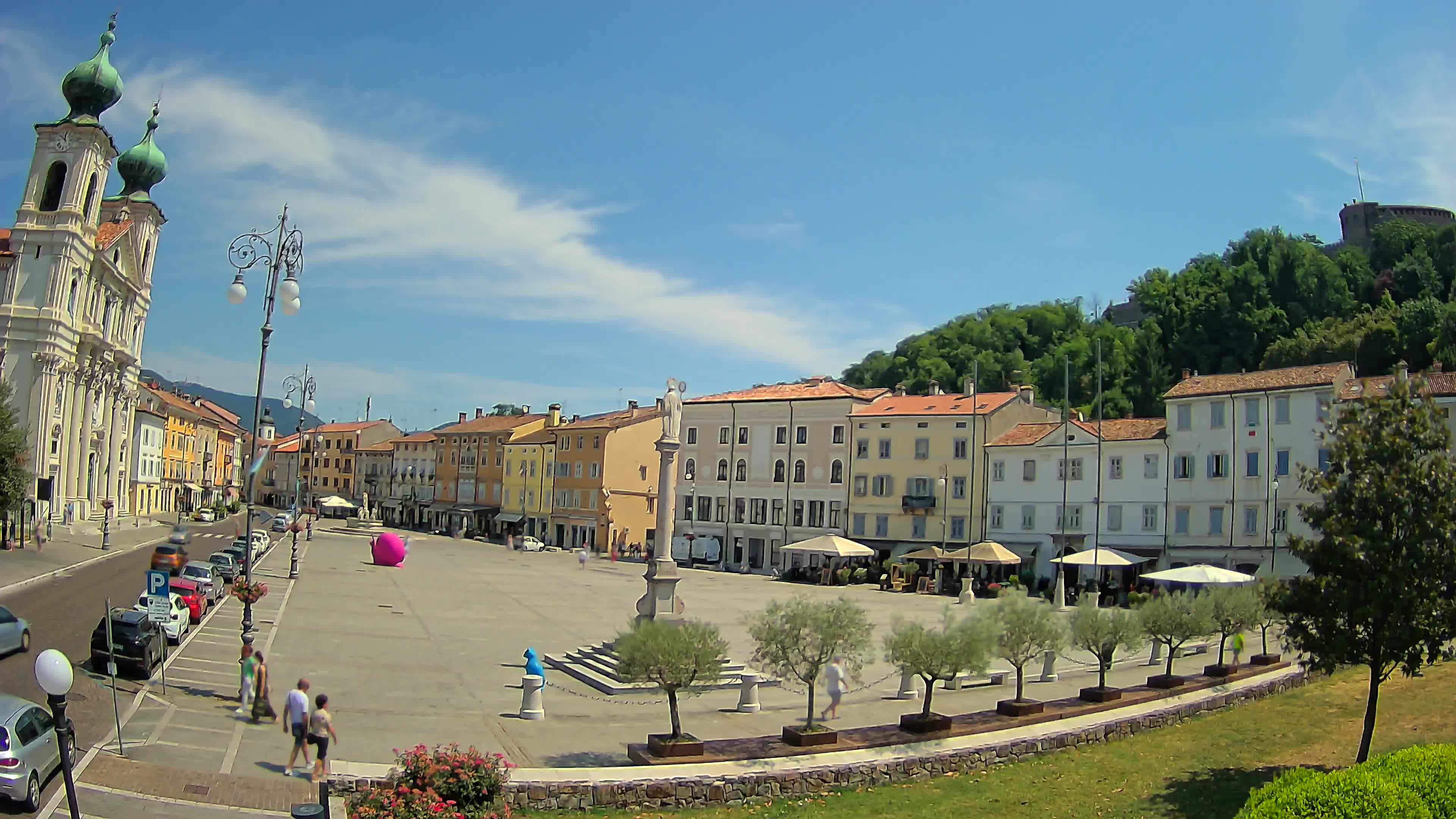 Webcam Gorizia Vittoria square – Church of st. Ignazio