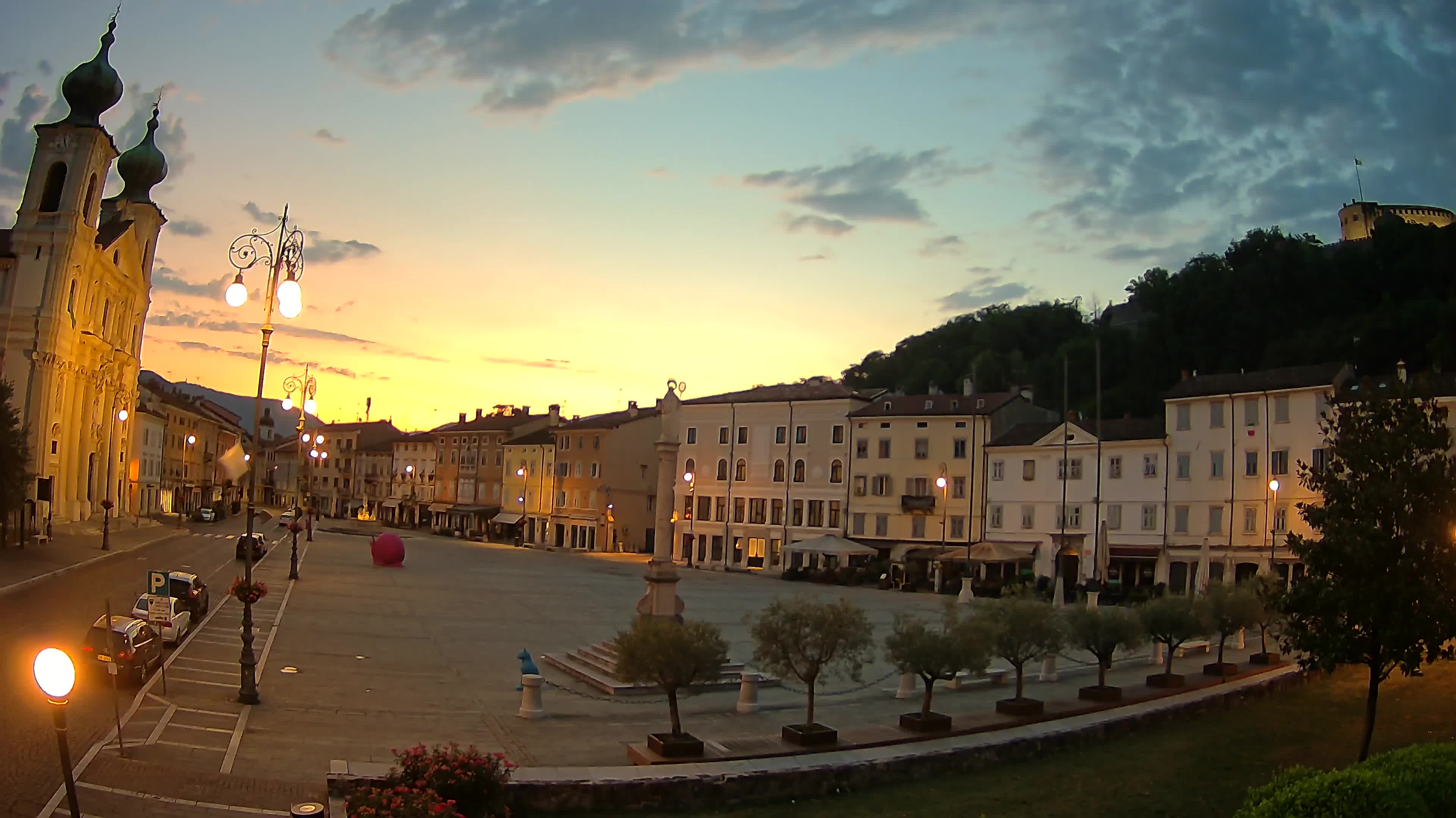 Webcam Gorizia Vittoria square – Church of st. Ignazio