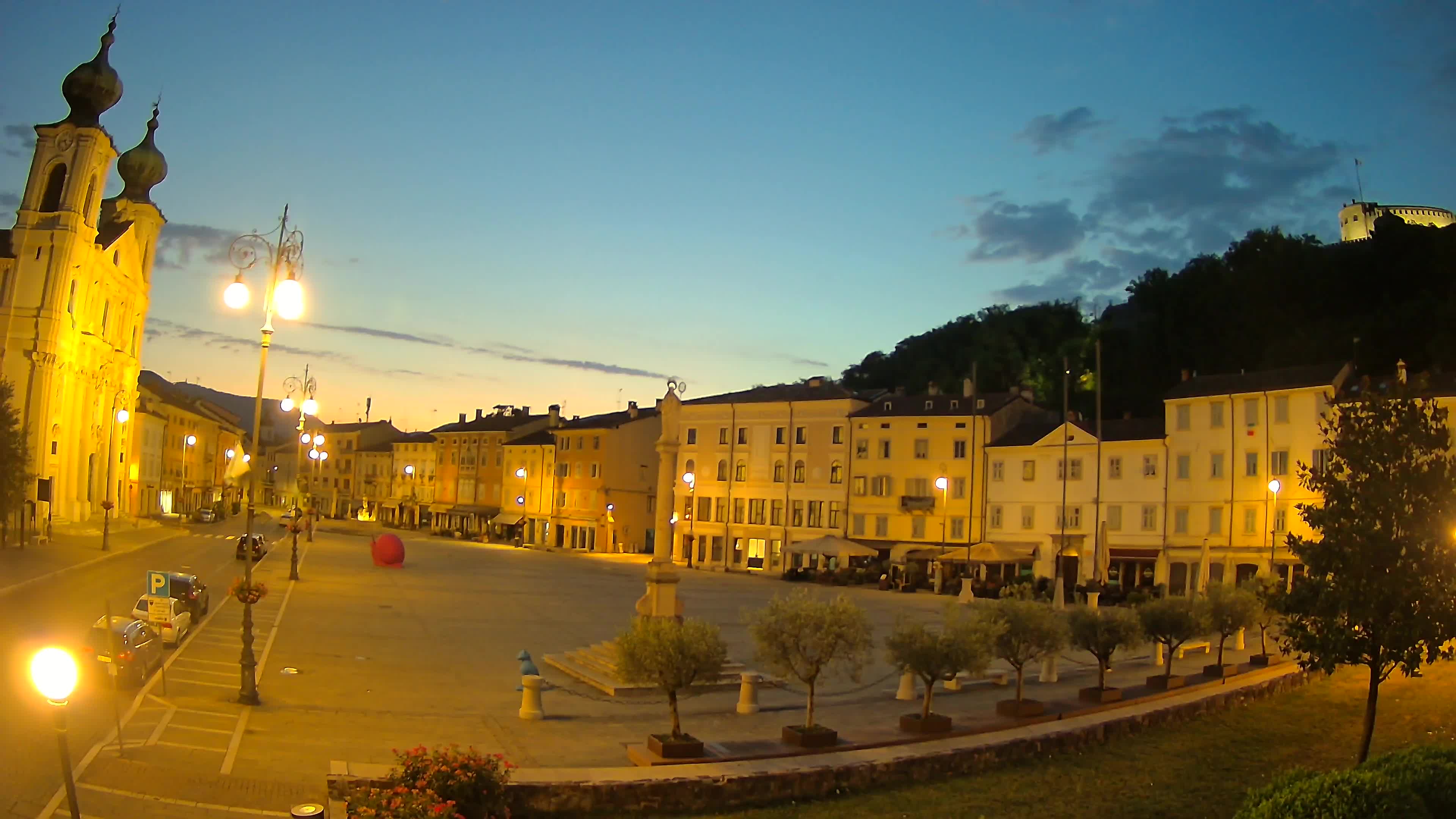Webcam Gorizia Vittoria square – Church of st. Ignazio