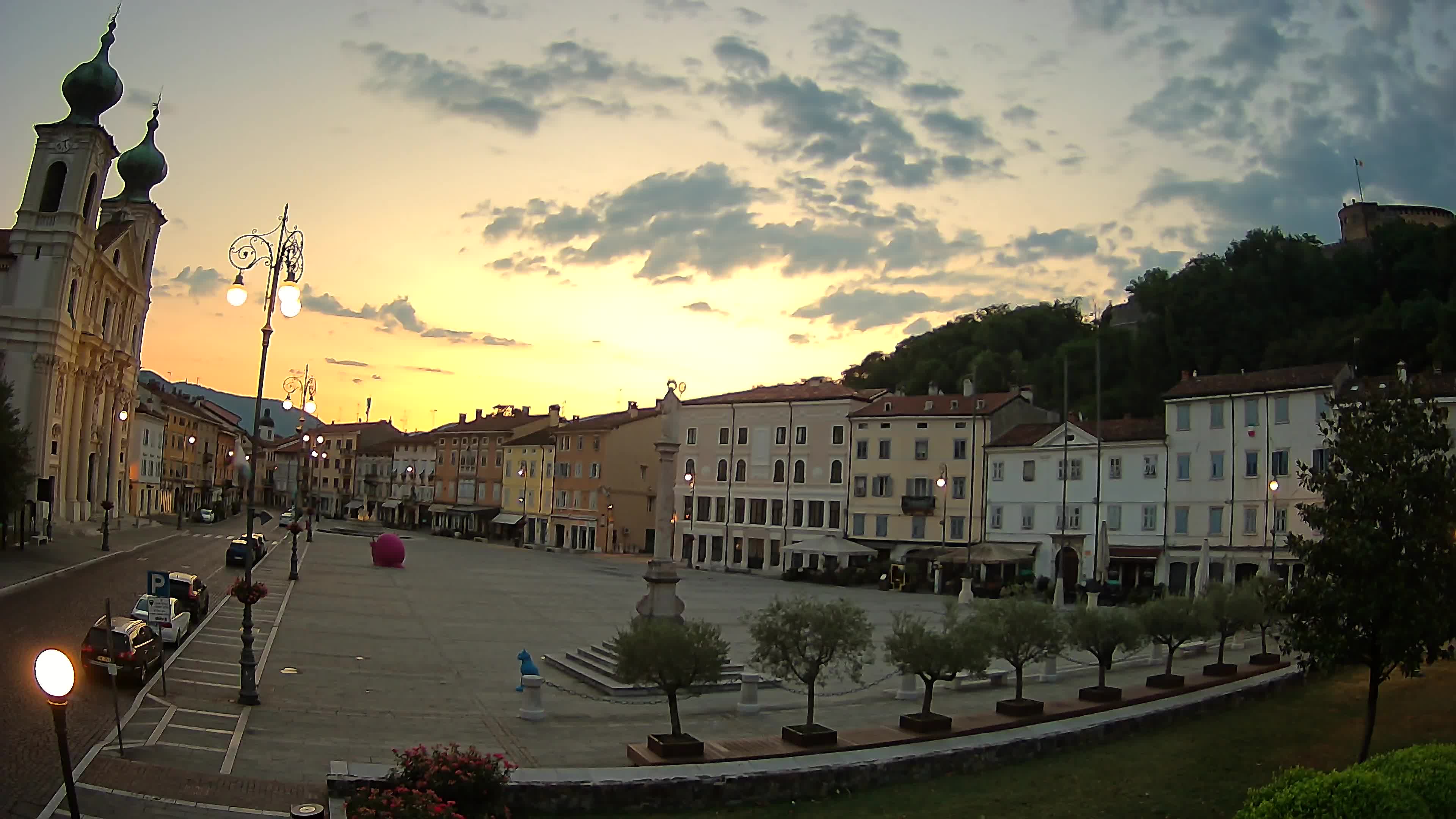 Webcam Gorizia Vittoria square – Church of st. Ignazio