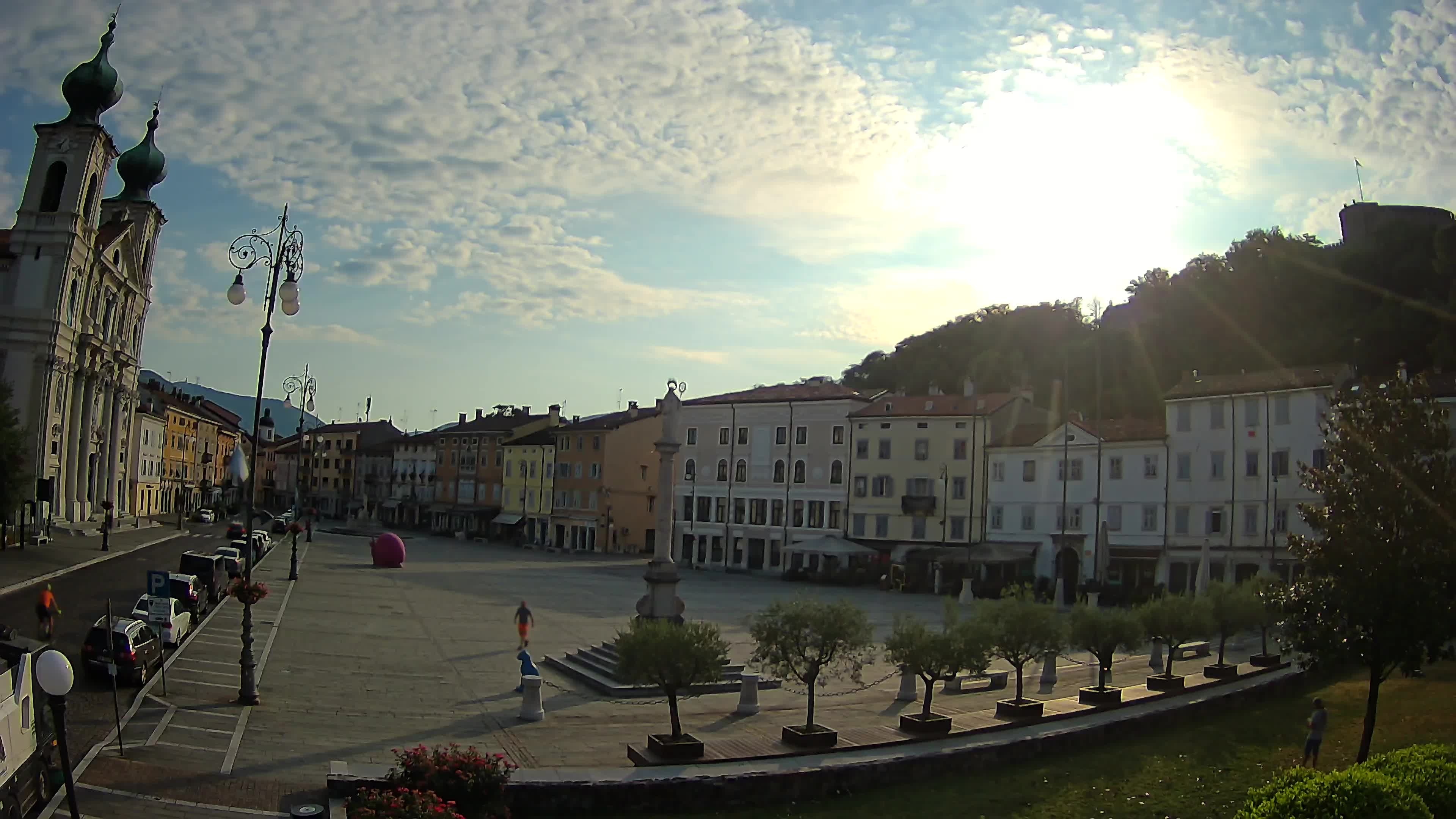 Gorizia – Plaza Vittoria – iglesia de San Pedro. Ignacio