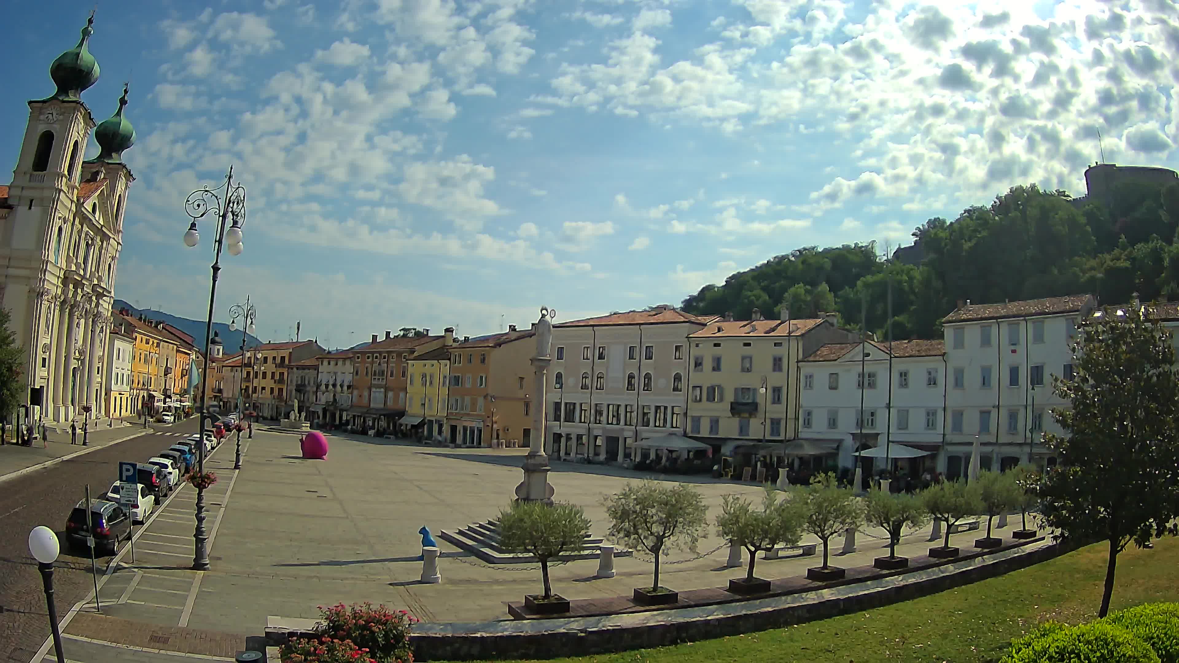 Webcam Gorizia Vittoria square – Church of st. Ignazio