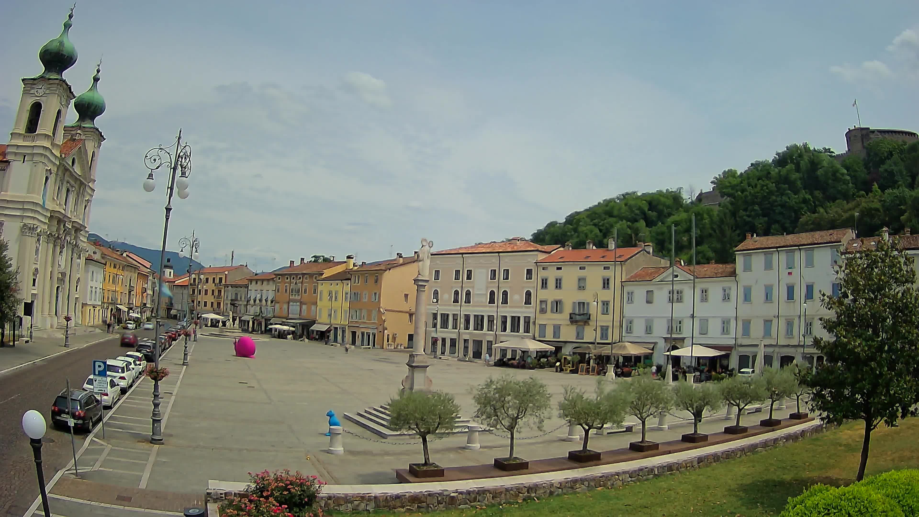 Webcam Gorizia Vittoria square – Church of st. Ignazio