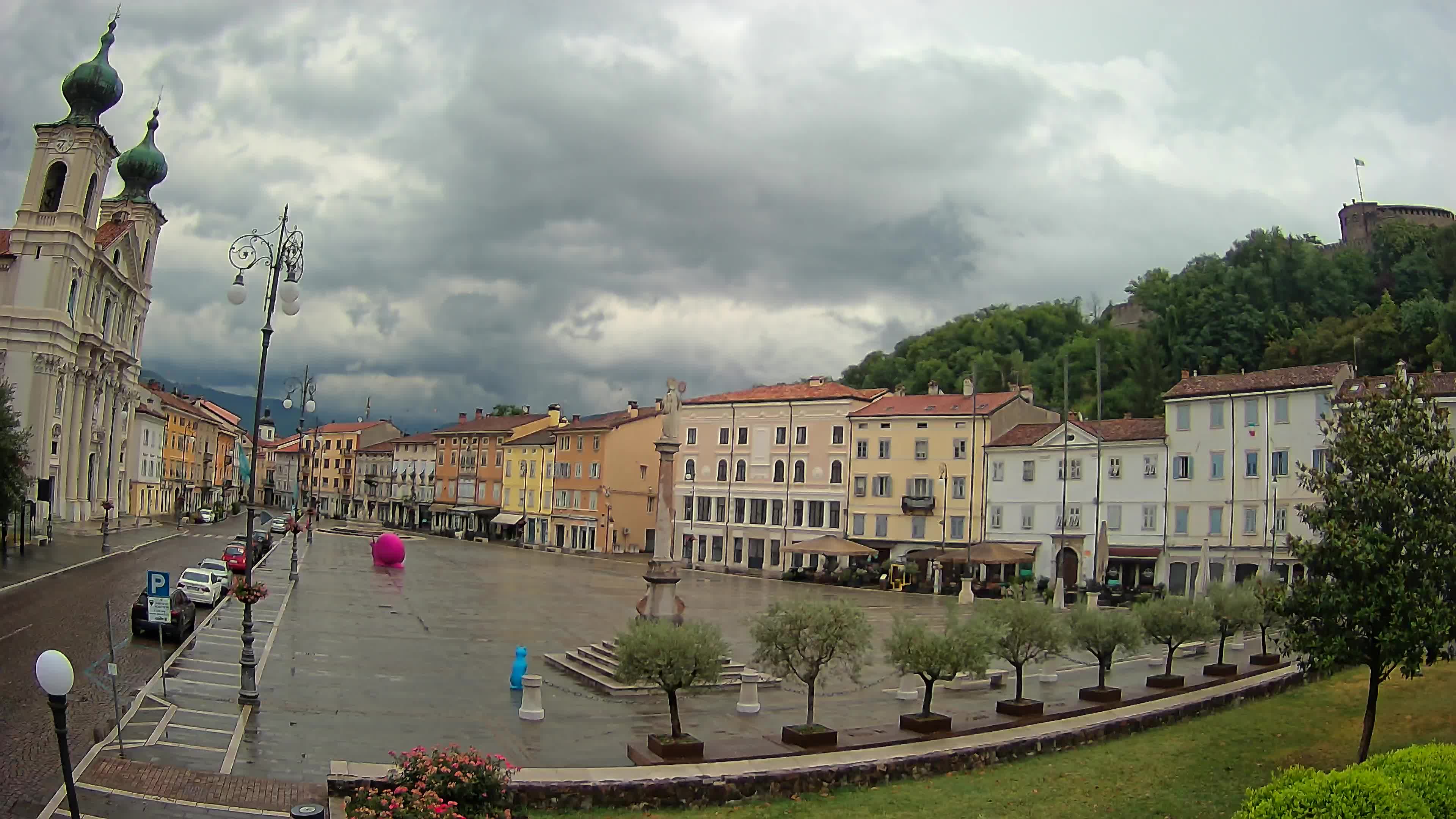 Webcam Gorizia Vittoria square – Church of st. Ignazio
