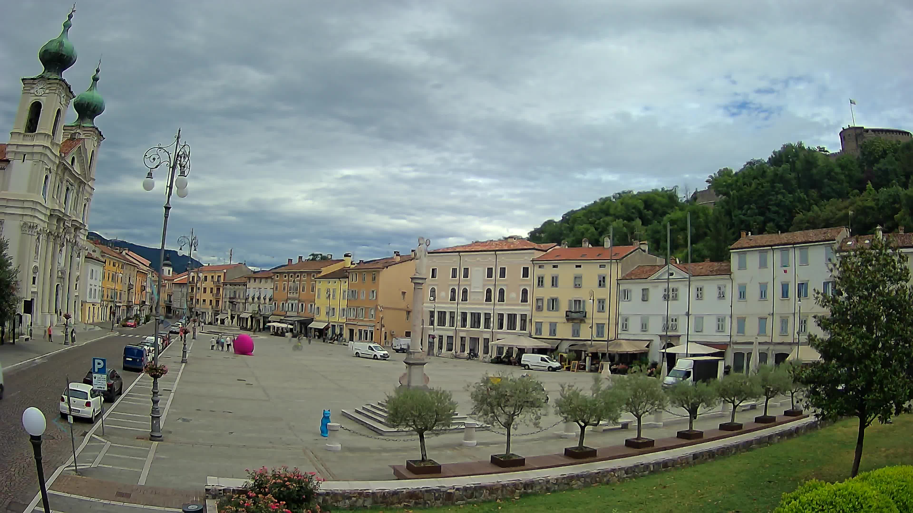 Webcam Gorizia Vittoria square – Church of st. Ignazio