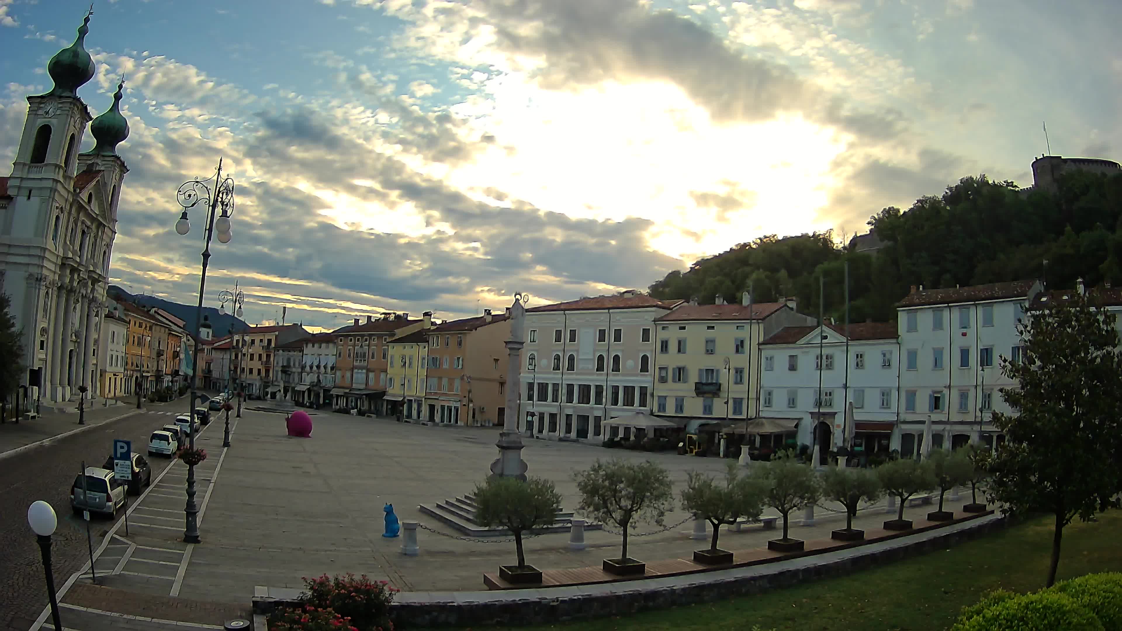 Webcam Gorizia Vittoria square – Church of st. Ignazio