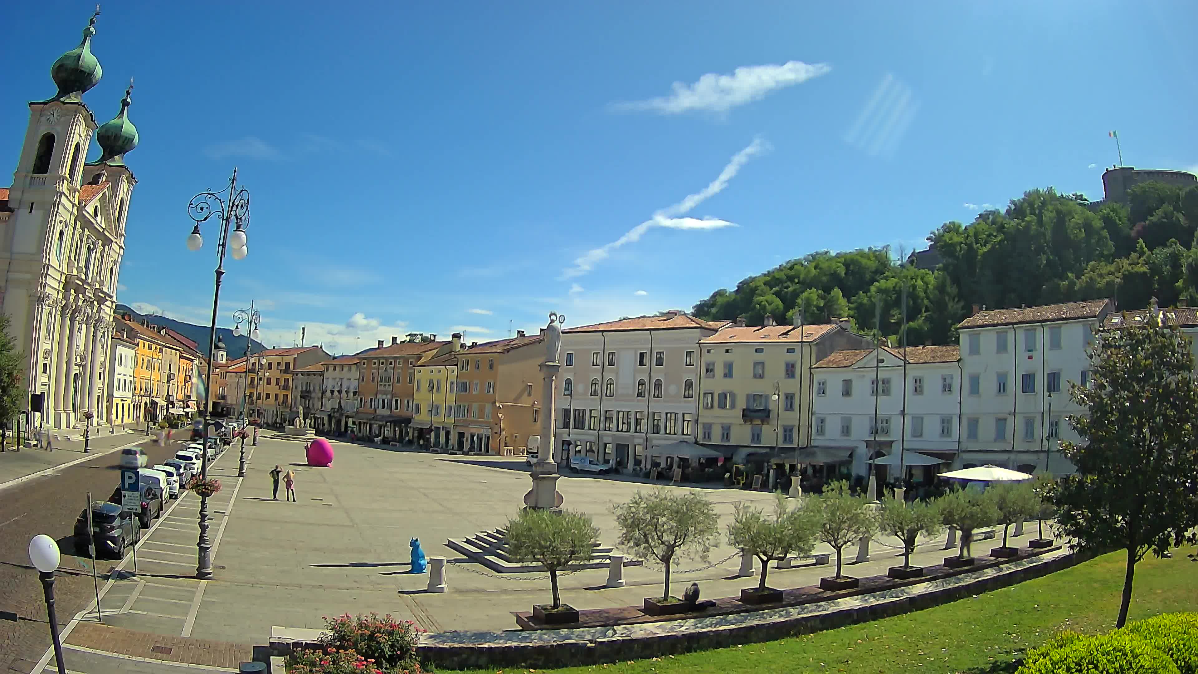 Webcam Gorizia Vittoria square – Church of st. Ignazio