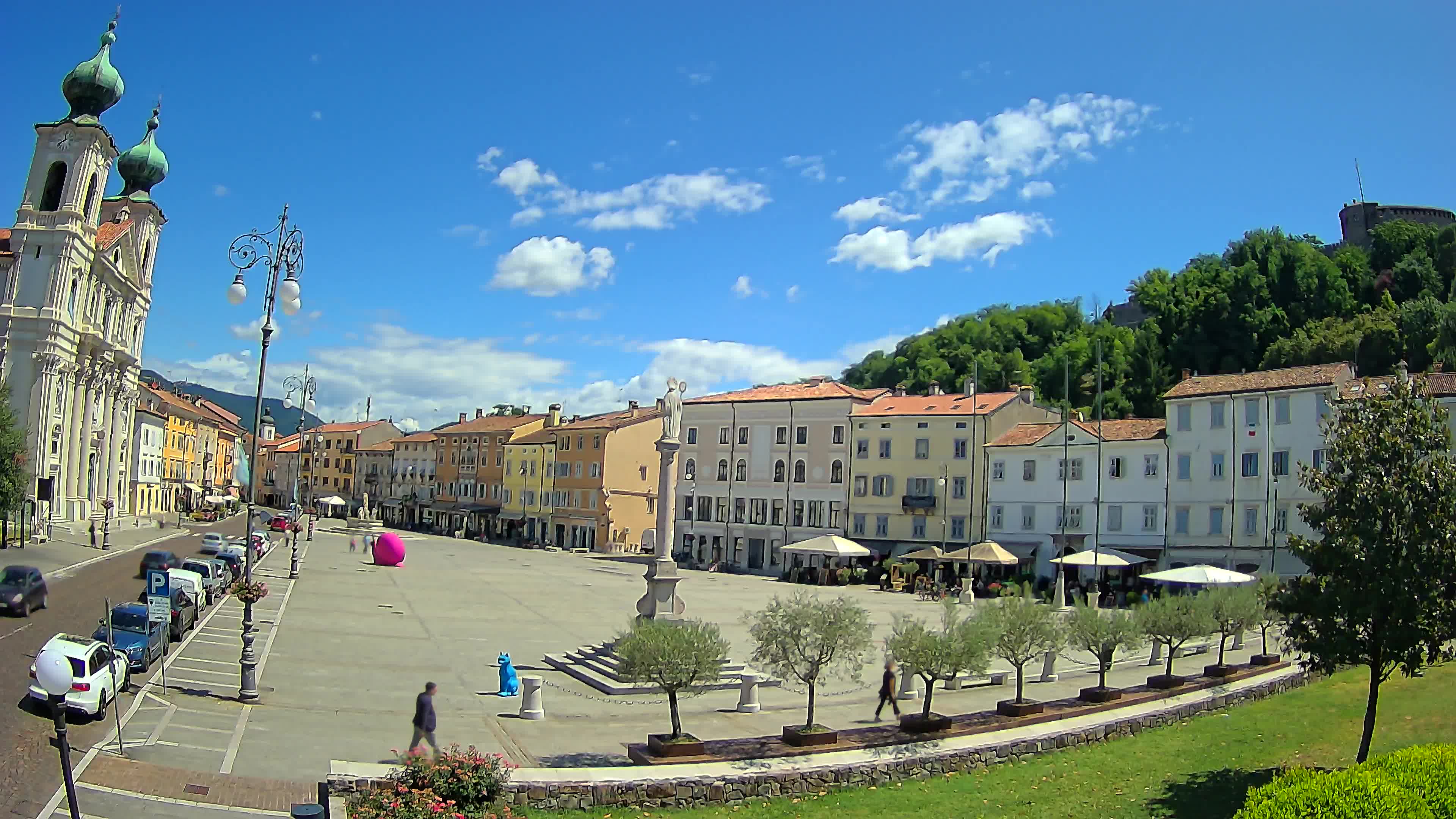 Webcam Gorizia Vittoria square – Church of st. Ignazio