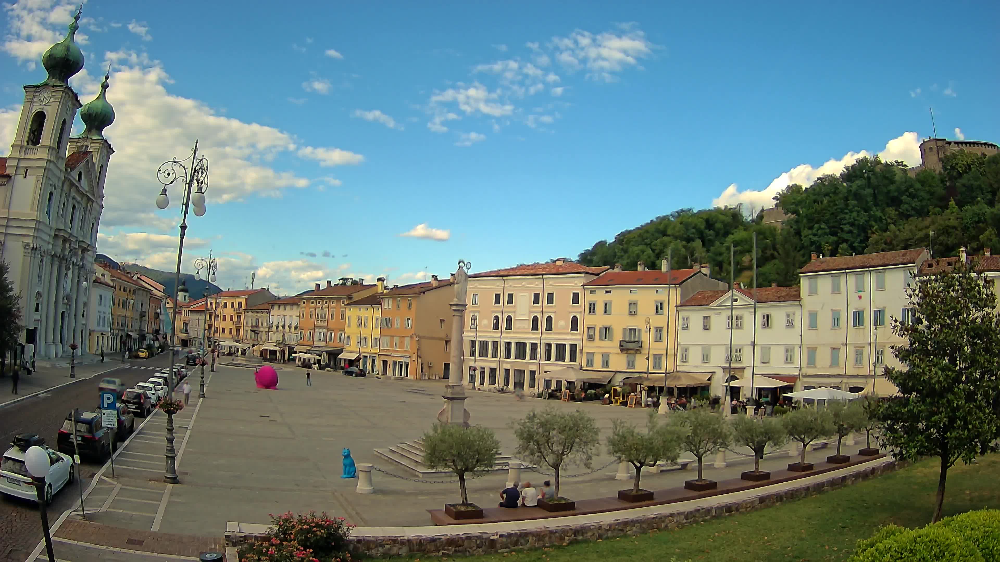 Webcam Gorizia Vittoria square – Church of st. Ignazio