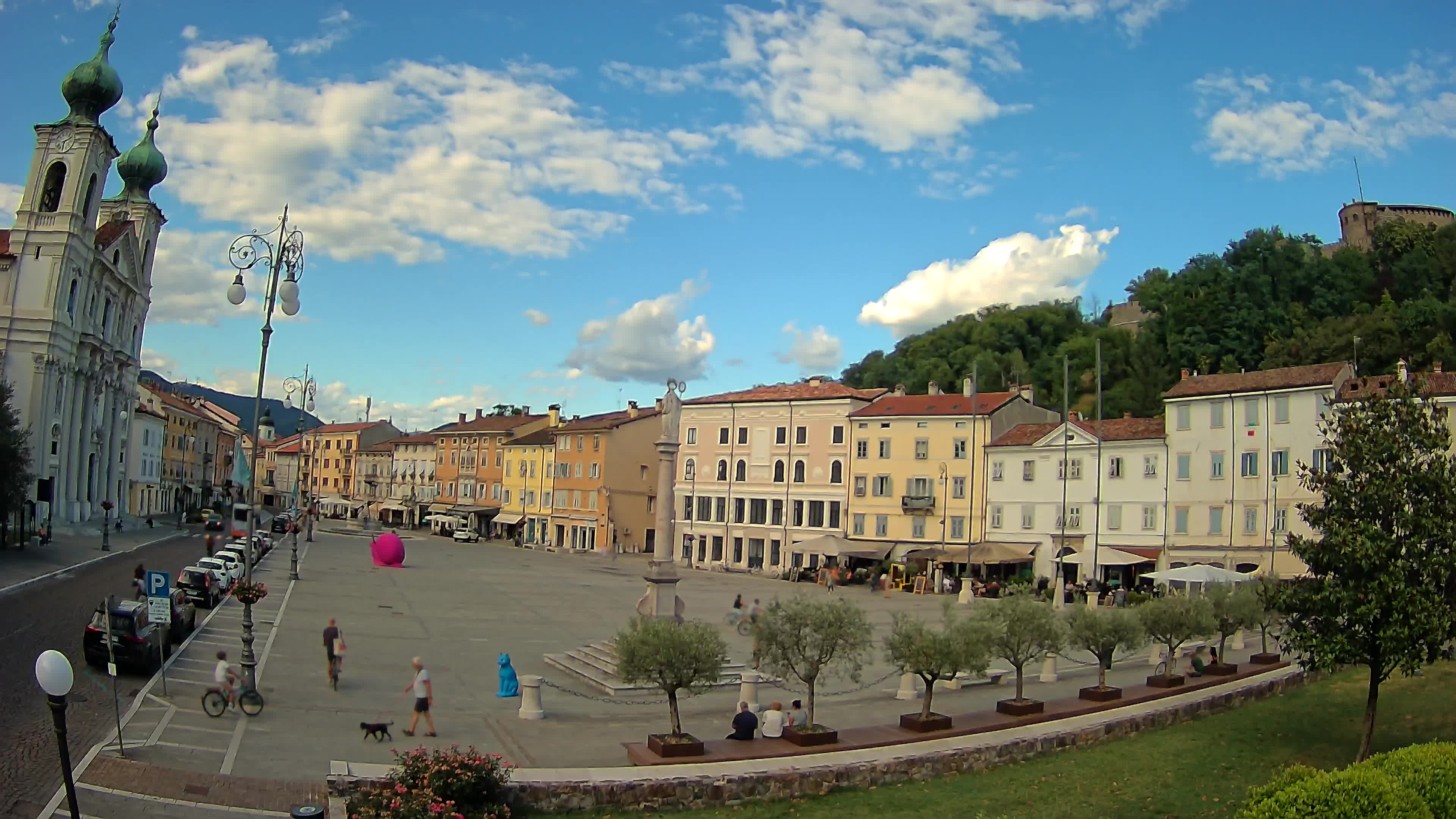 Webcam Gorizia Vittoria square – Church of st. Ignazio