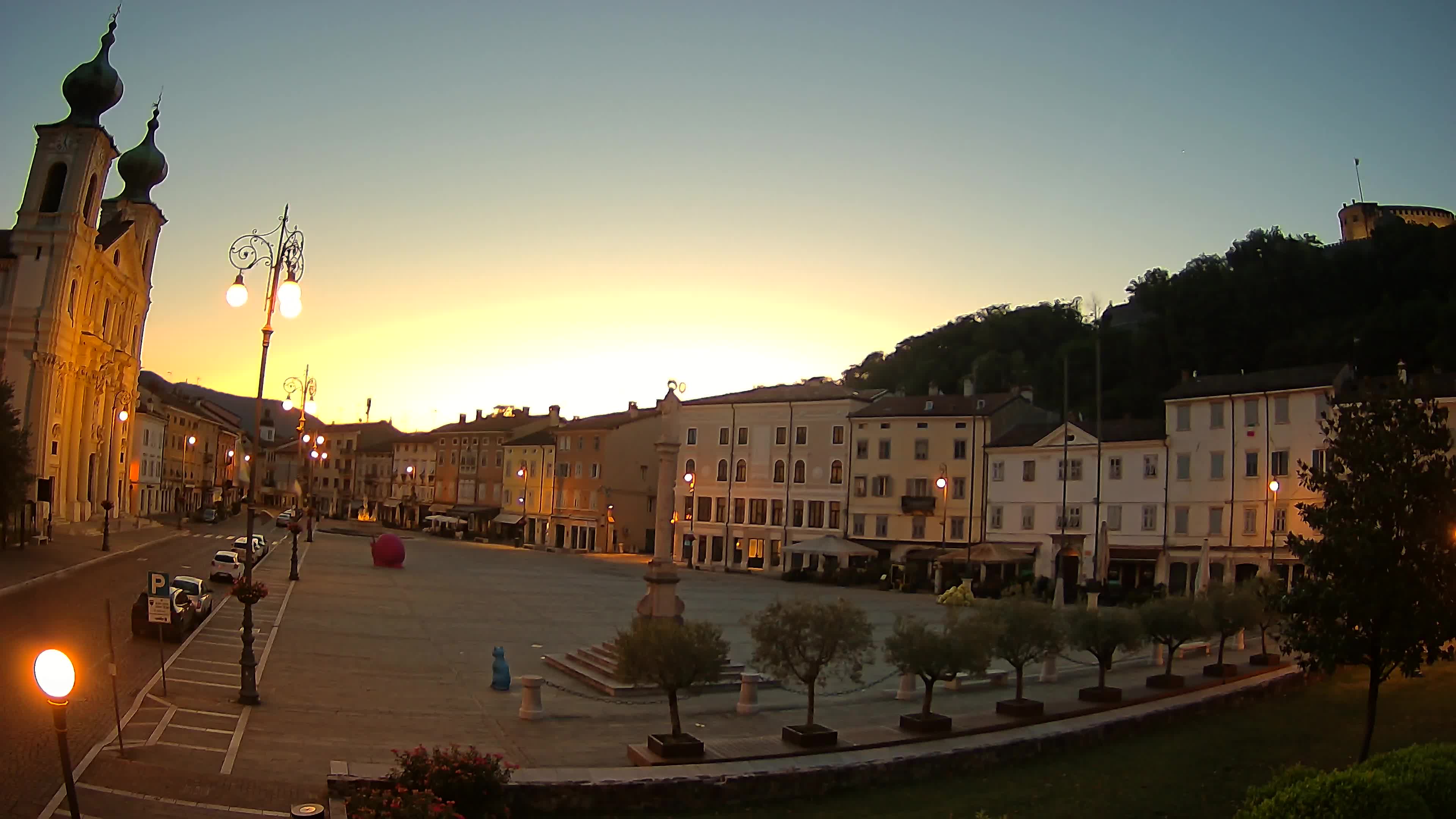 Webcam Gorizia Vittoria square – Church of st. Ignazio