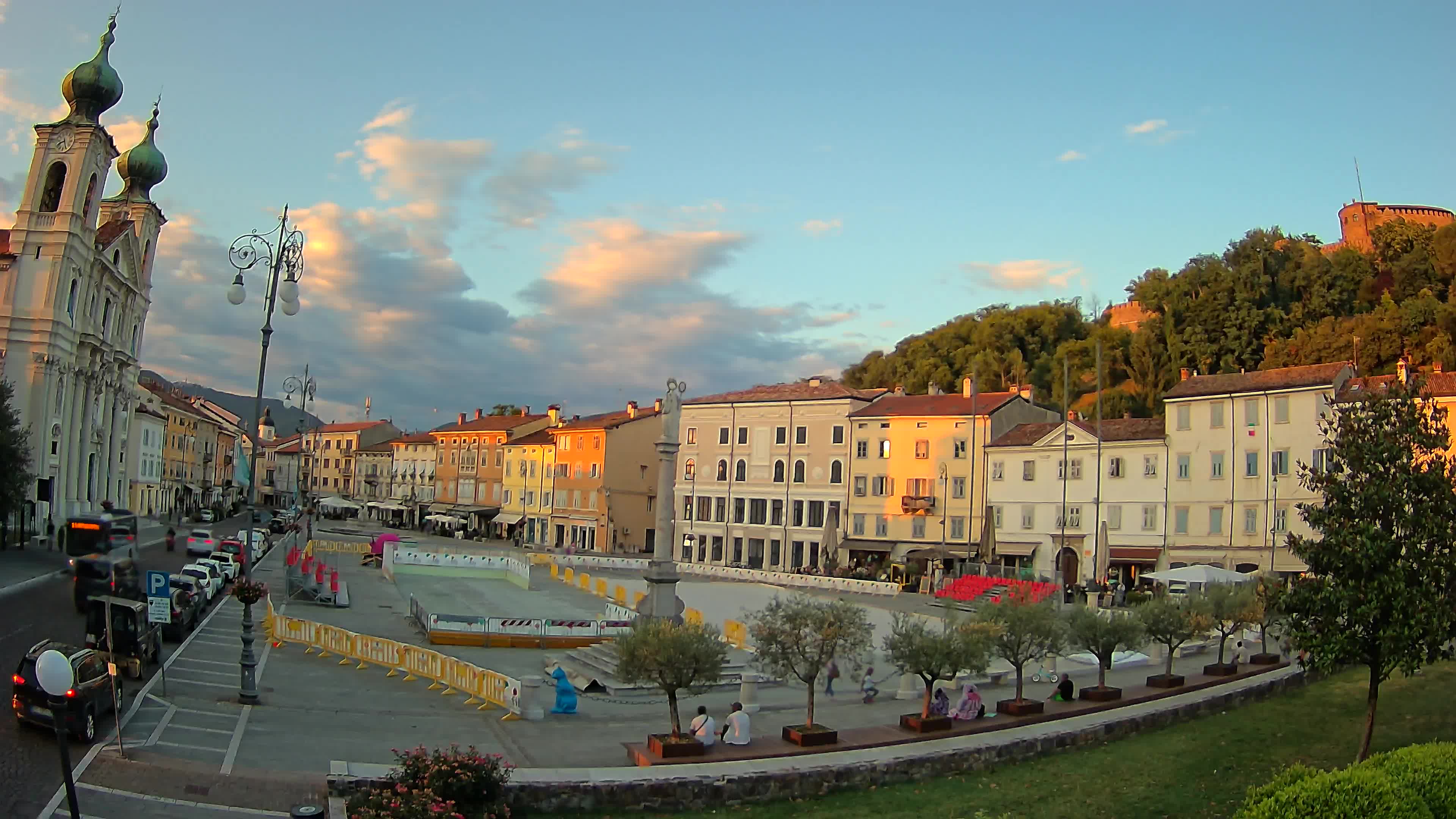 Webcam Gorizia Vittoria square – Church of st. Ignazio