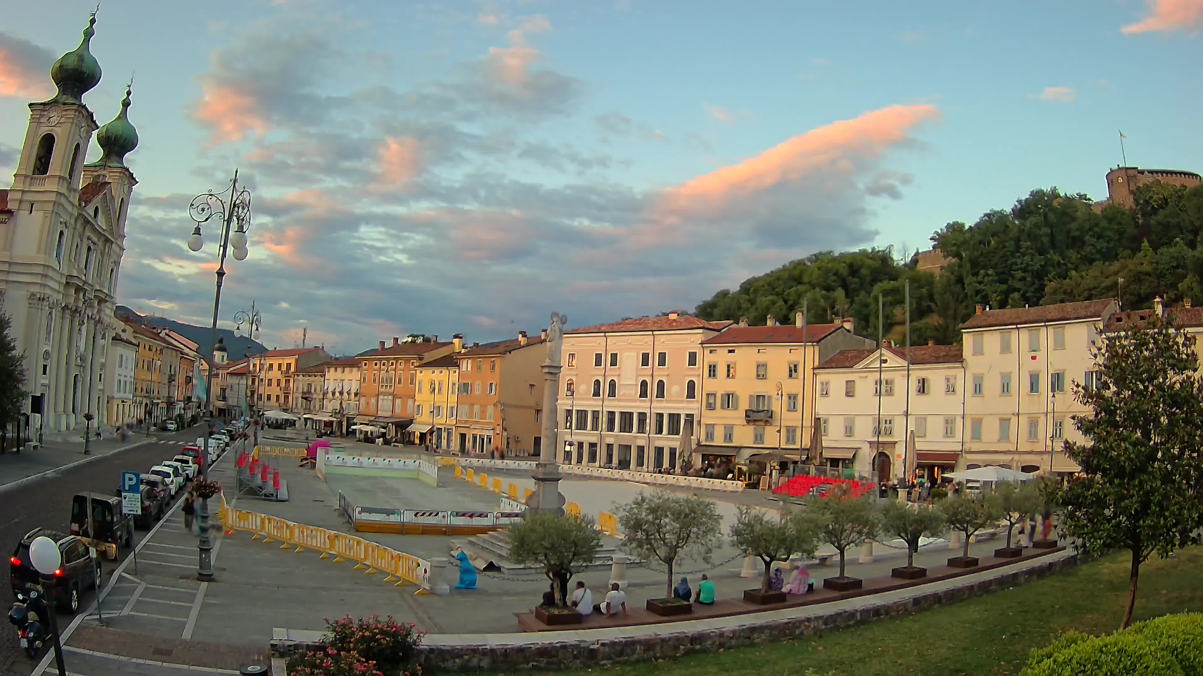 Webcam Gorizia Vittoria square – Church of st. Ignazio