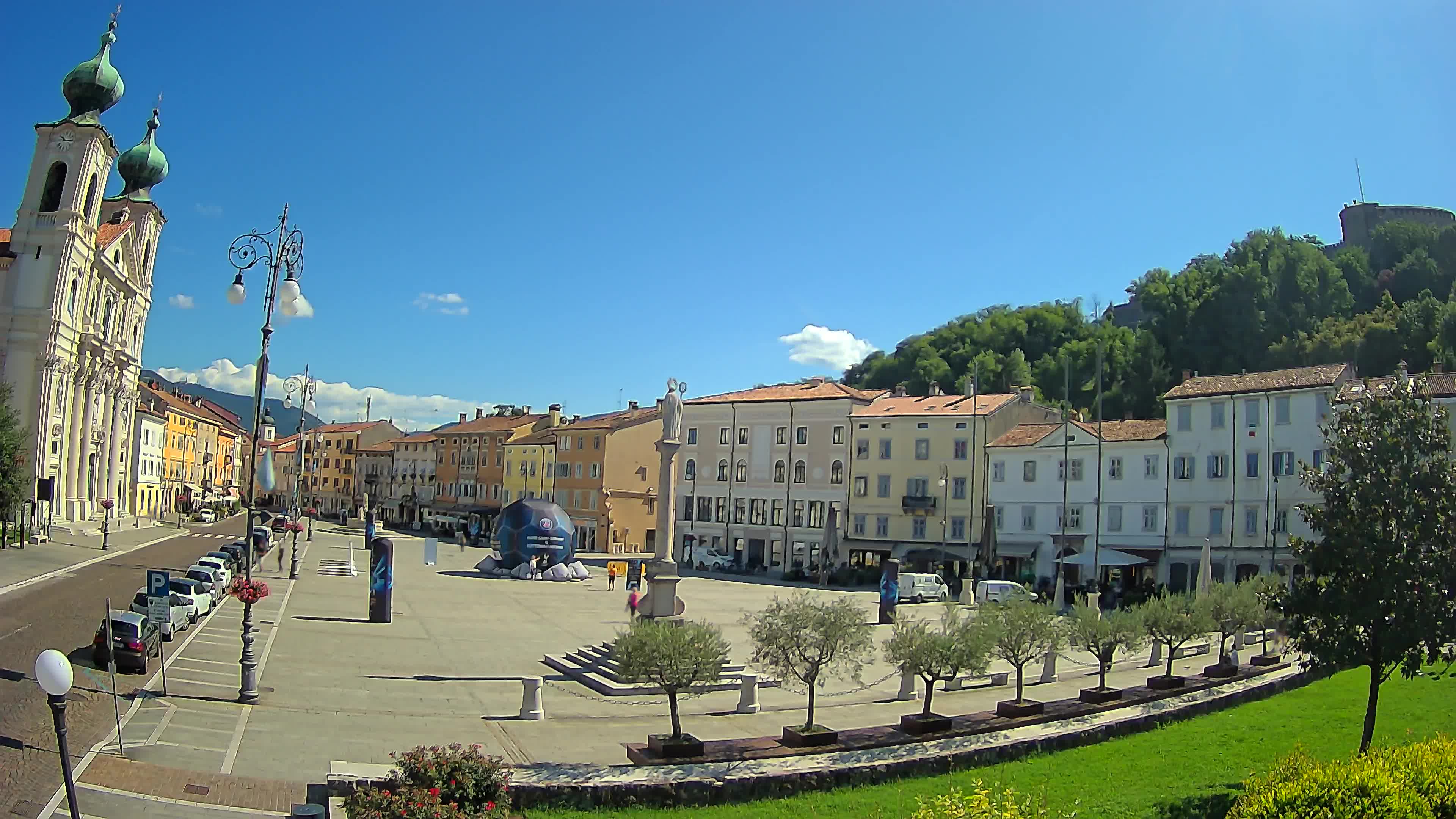 Webcam Gorizia Vittoria square – Church of st. Ignazio