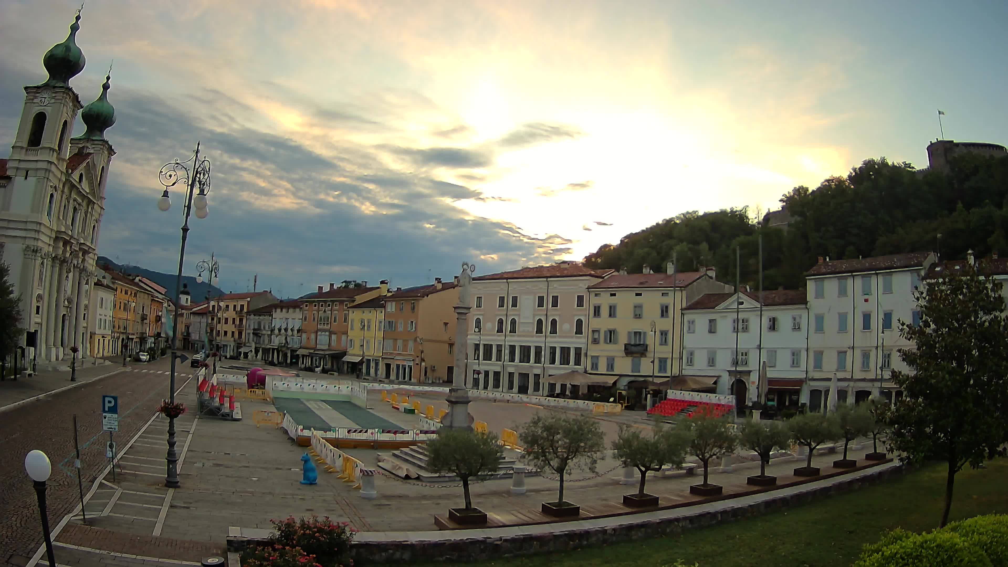 Webcam Gorizia Vittoria square – Church of st. Ignazio