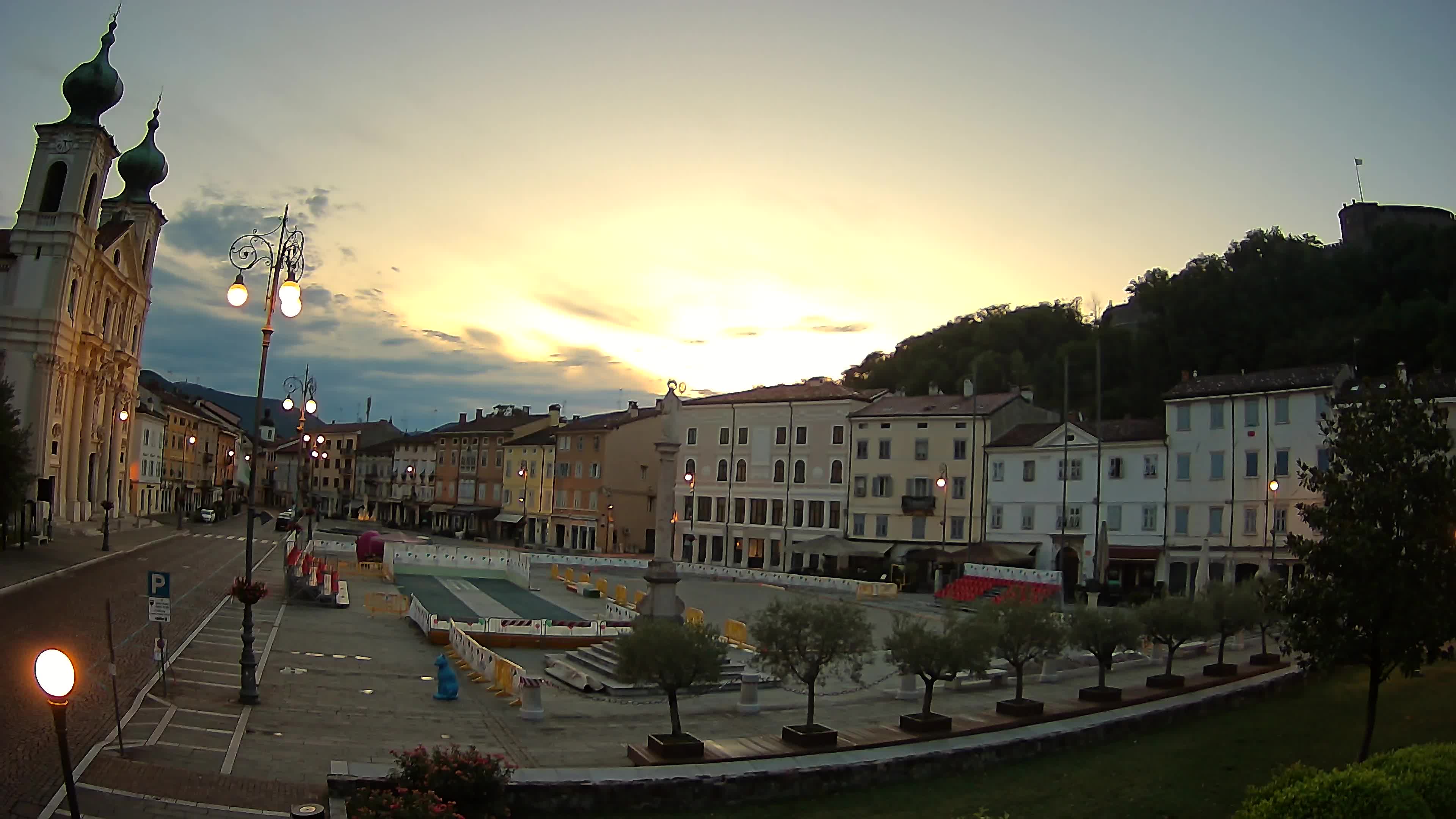 Webcam Gorizia Vittoria square – Church of st. Ignazio