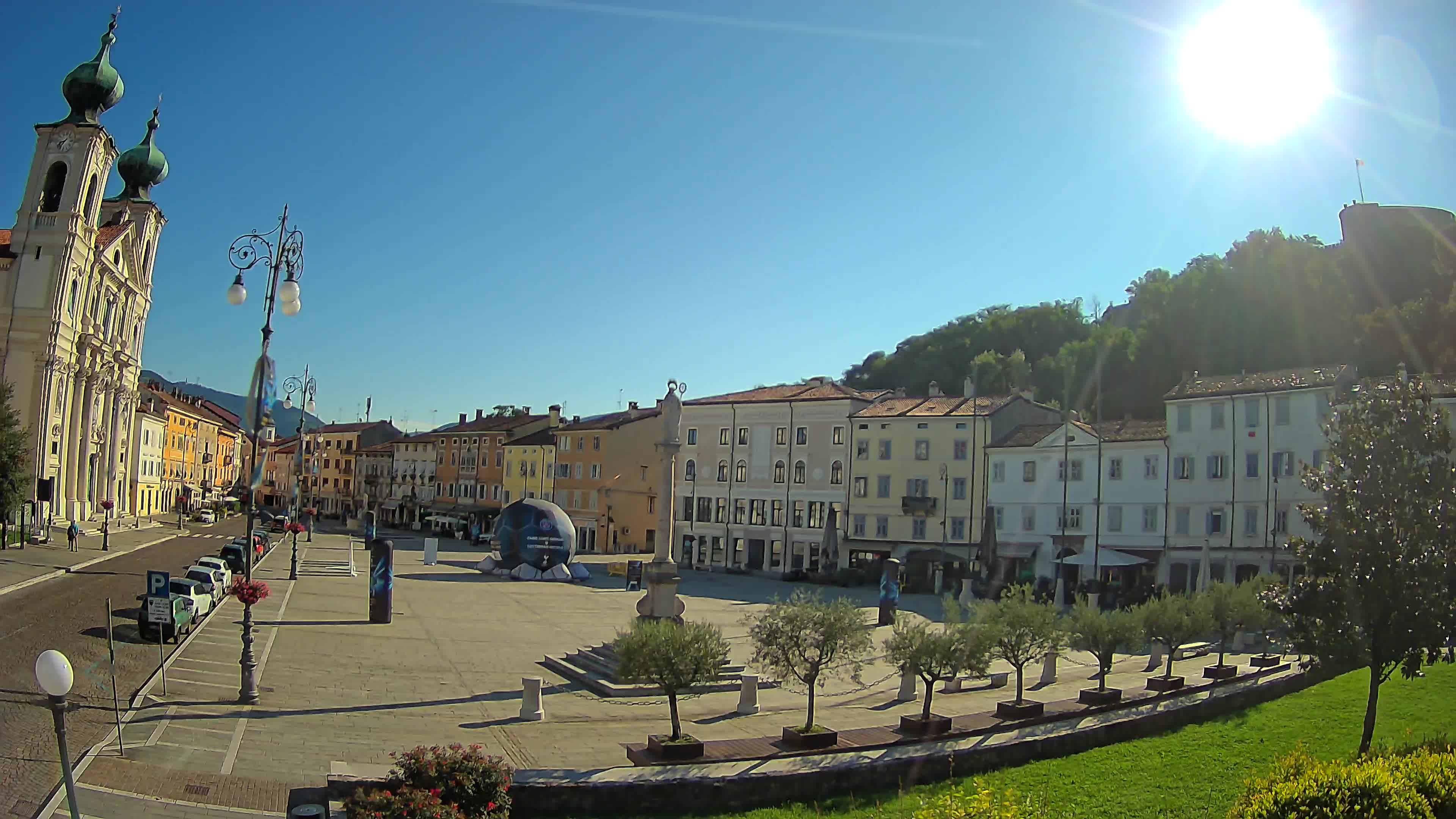 Webcam Gorizia Vittoria square – Church of st. Ignazio