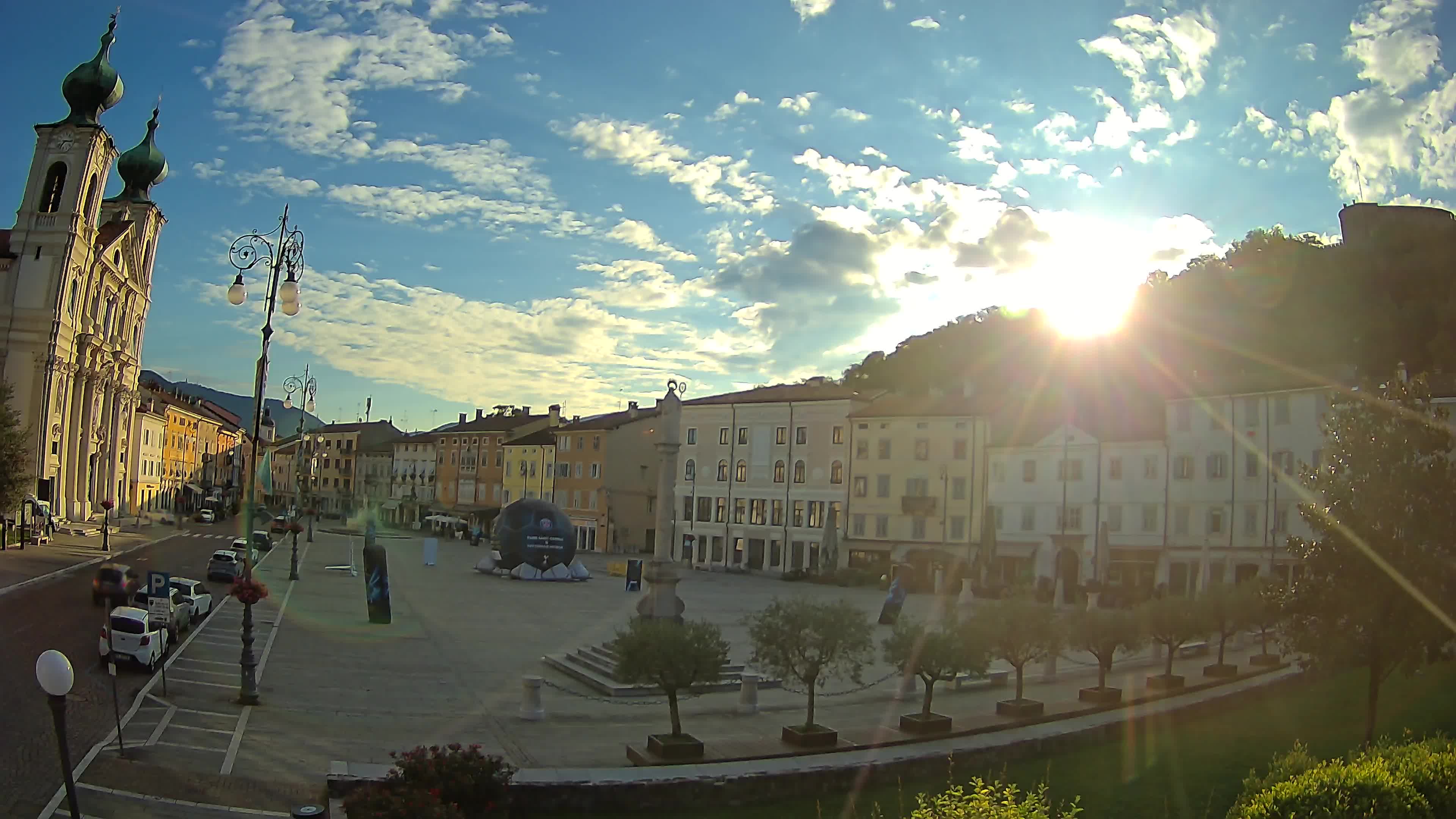 Webcam Gorizia Vittoria square – Church of st. Ignazio
